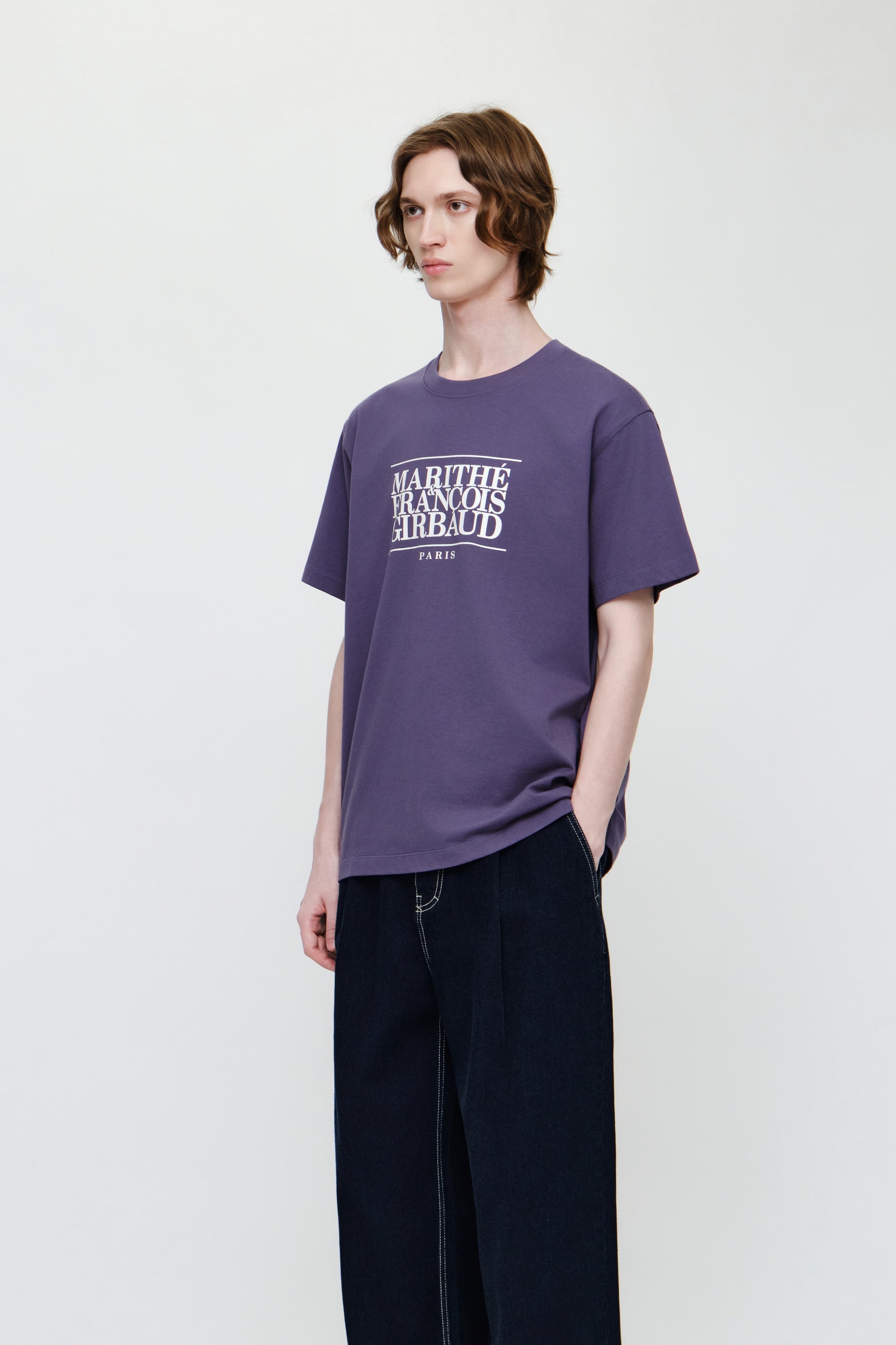 Classic Logo Tee Dark Purple