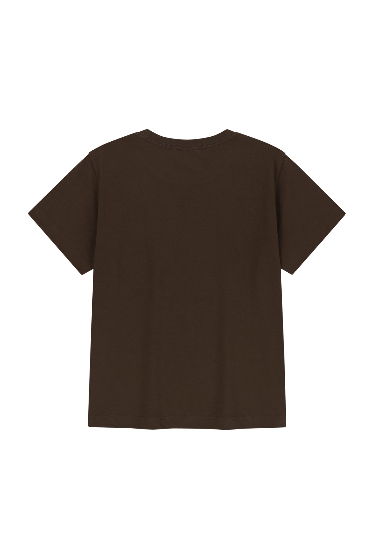 W Classic Logo Tee Brown