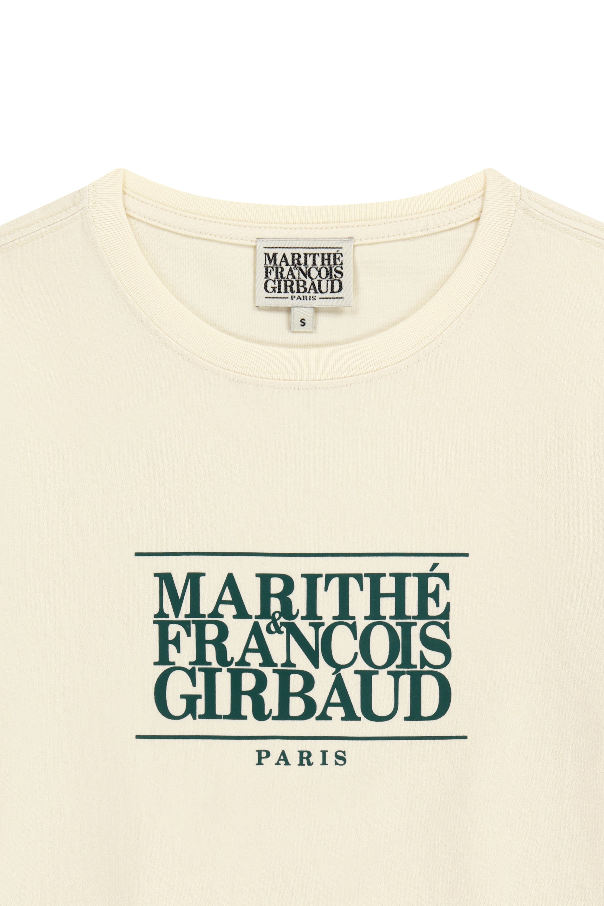 W Classic Logo Tee Cream