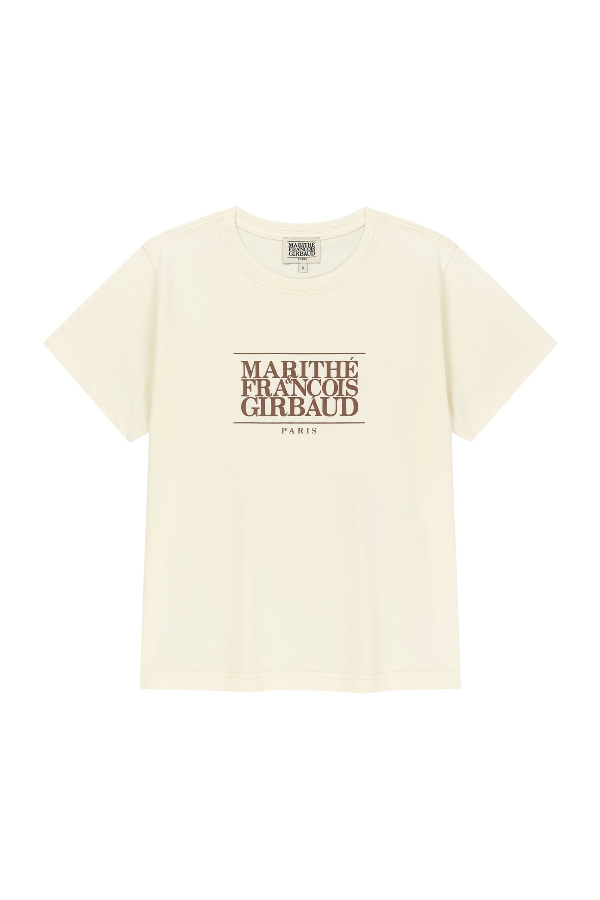 W Classic Logo Tee Cream