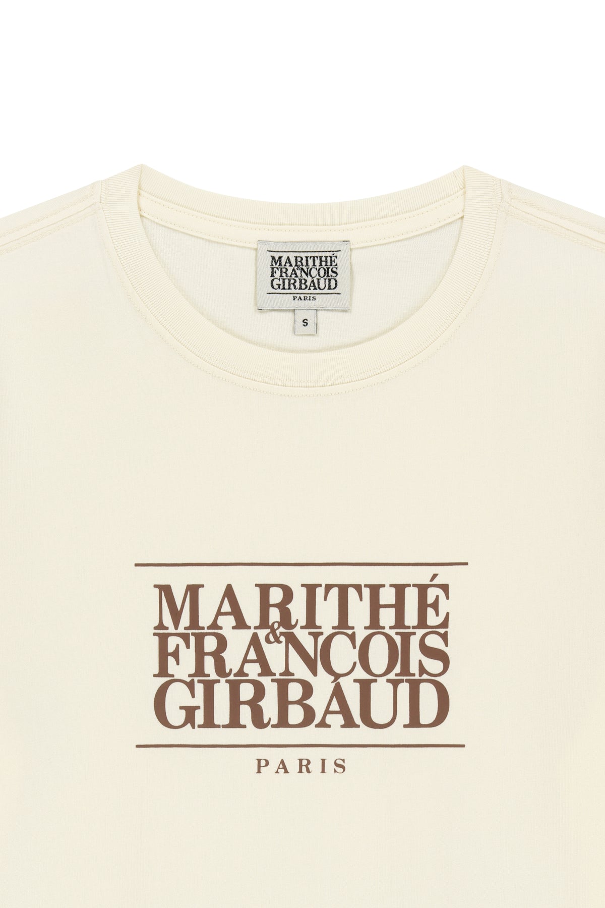 W Classic Logo Tee Cream
