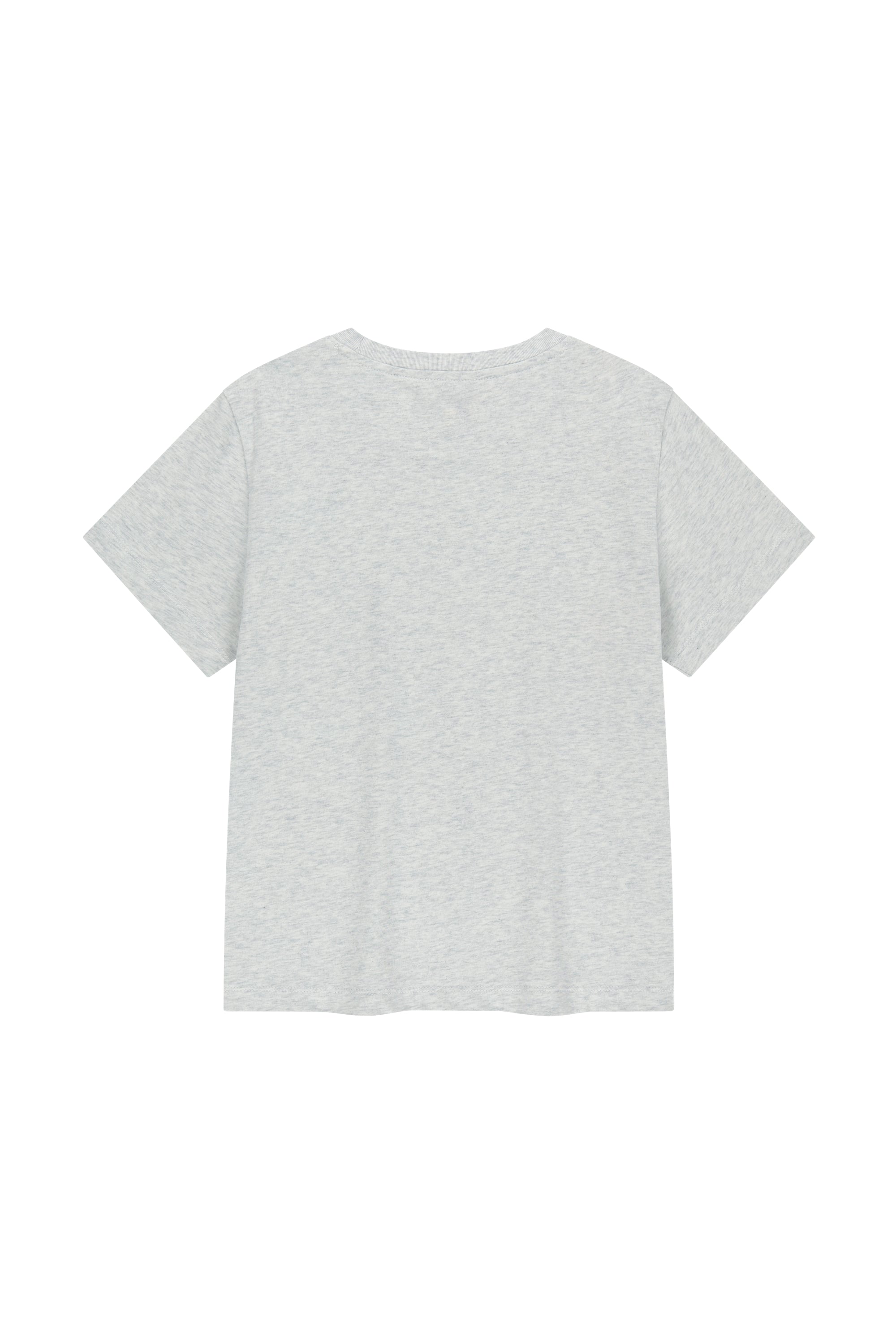 W Swan Graphic Tee Light Heather Gray