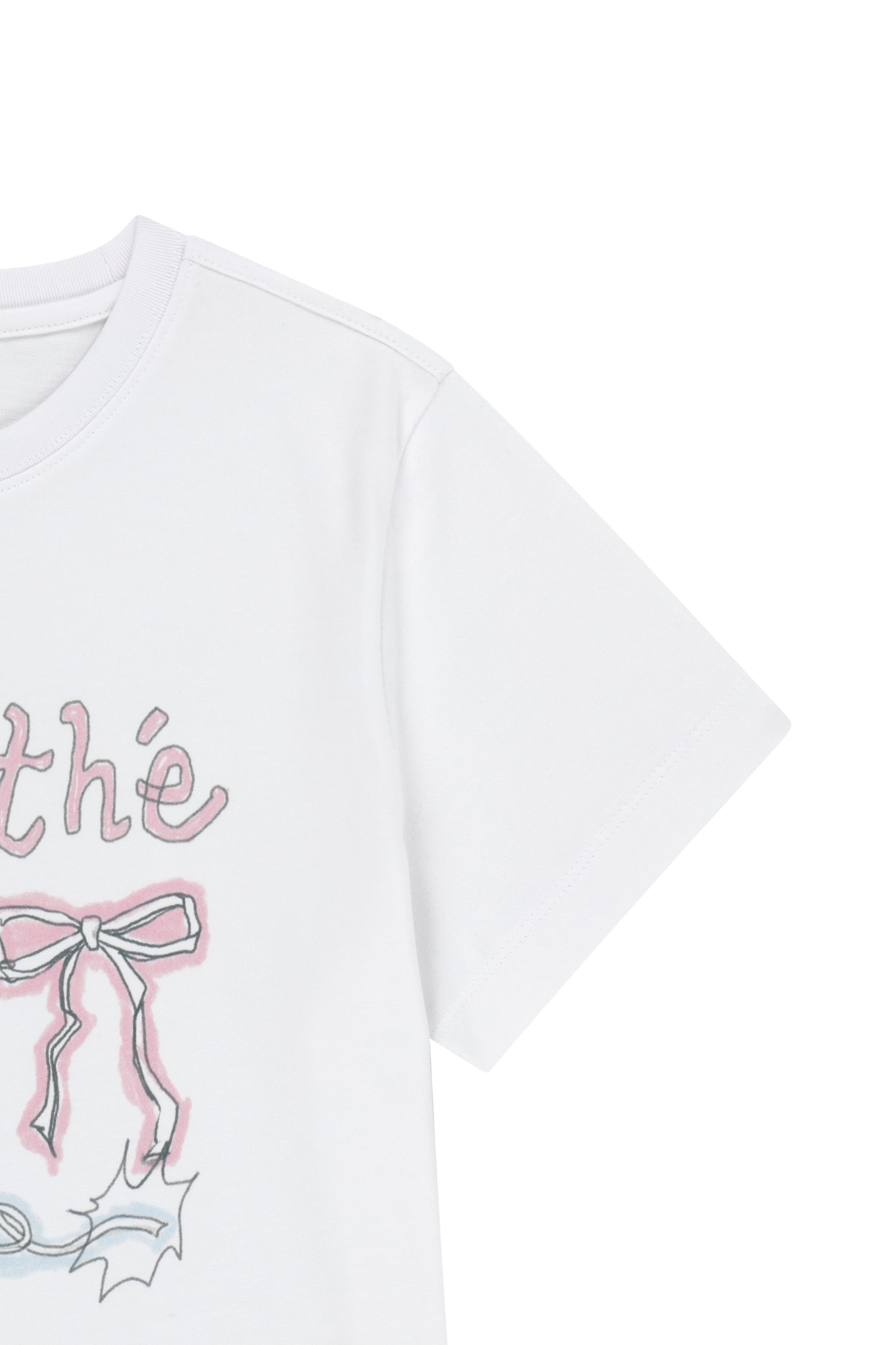 W Swan Graphic Tee White