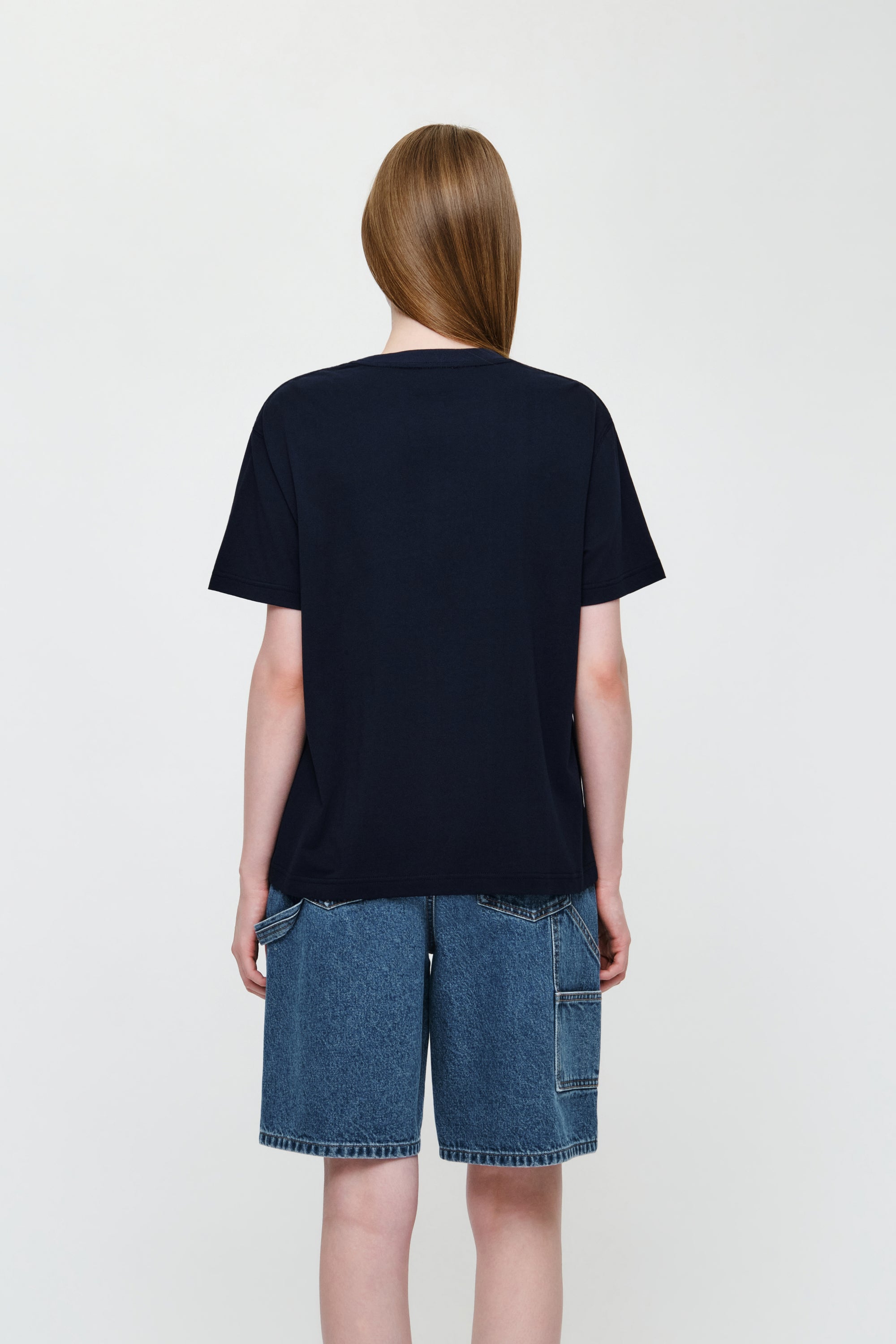 Doodle Bear Tee Navy