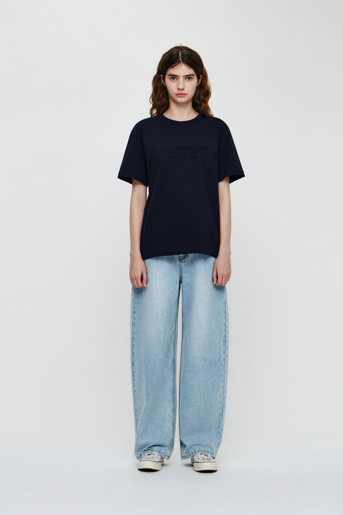 Embo Regular Logo Tee Navy
