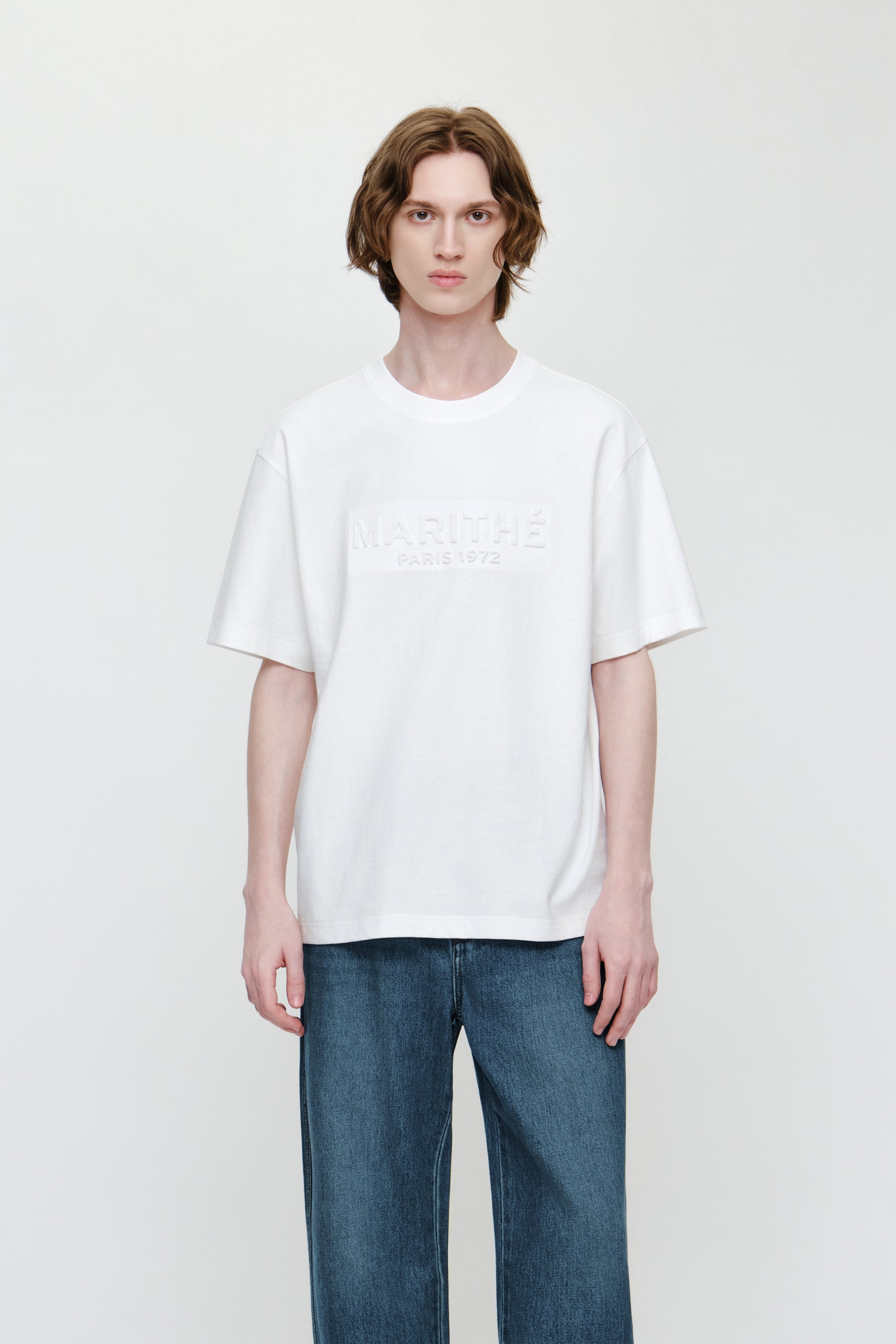 Embo Regular Logo Tee White