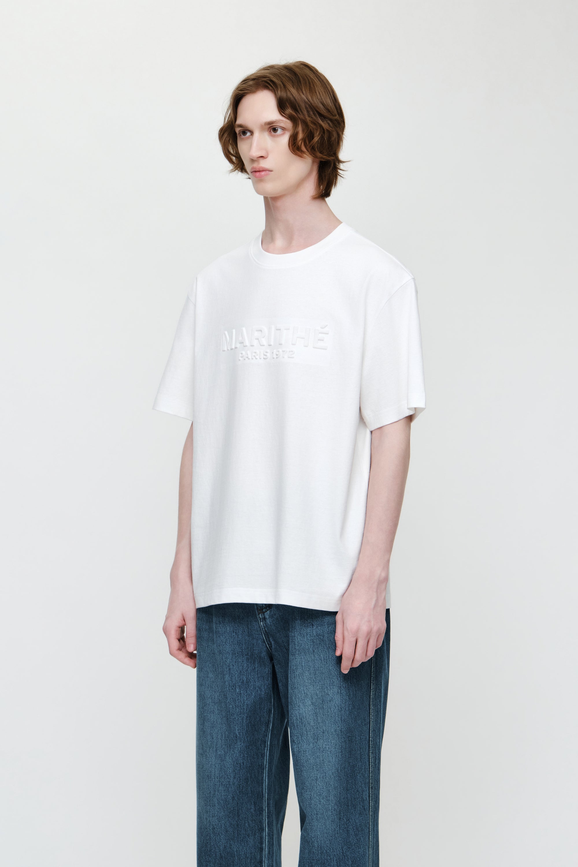 Embo Regular Logo Tee White