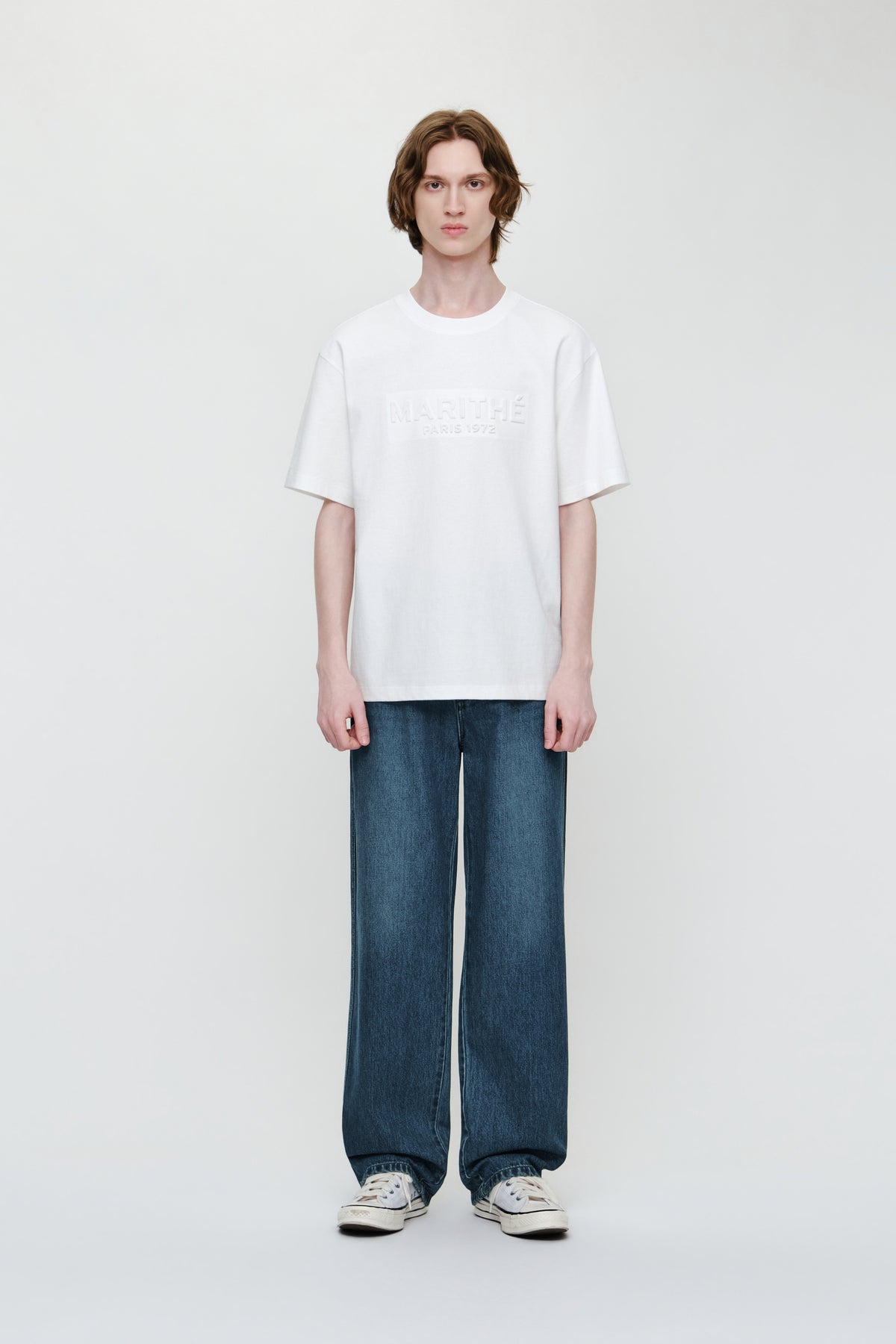 Embo Regular Logo Tee White