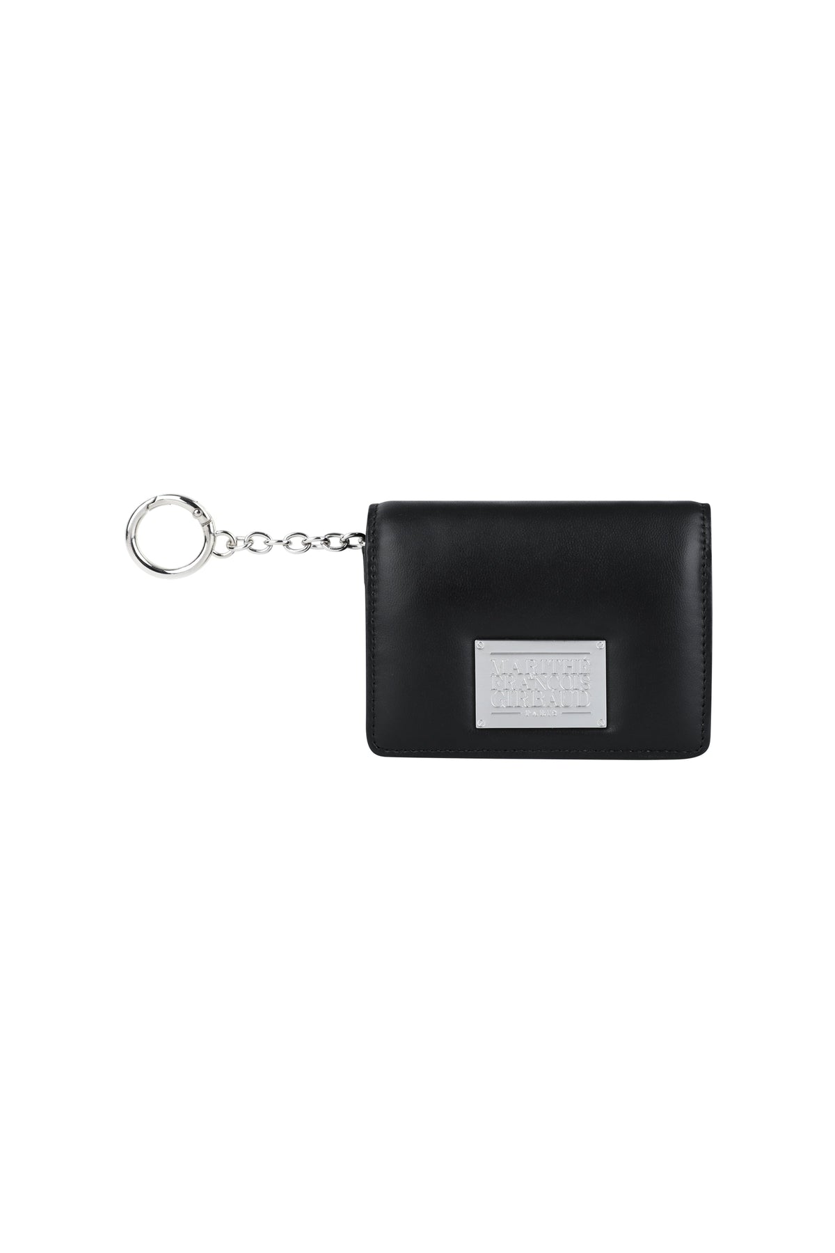 Classic Logo Flap Card Wallet Black