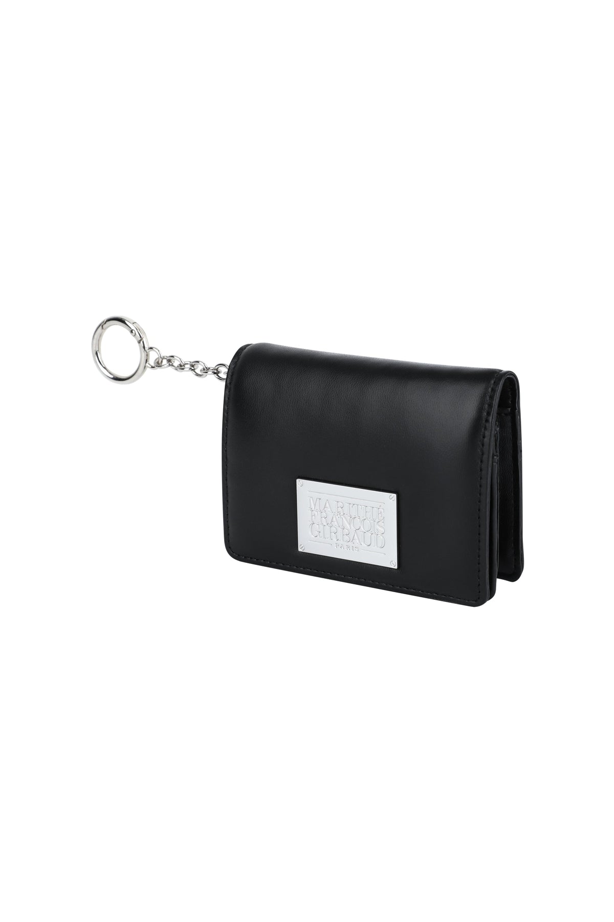 Classic Logo Flap Card Wallet Black