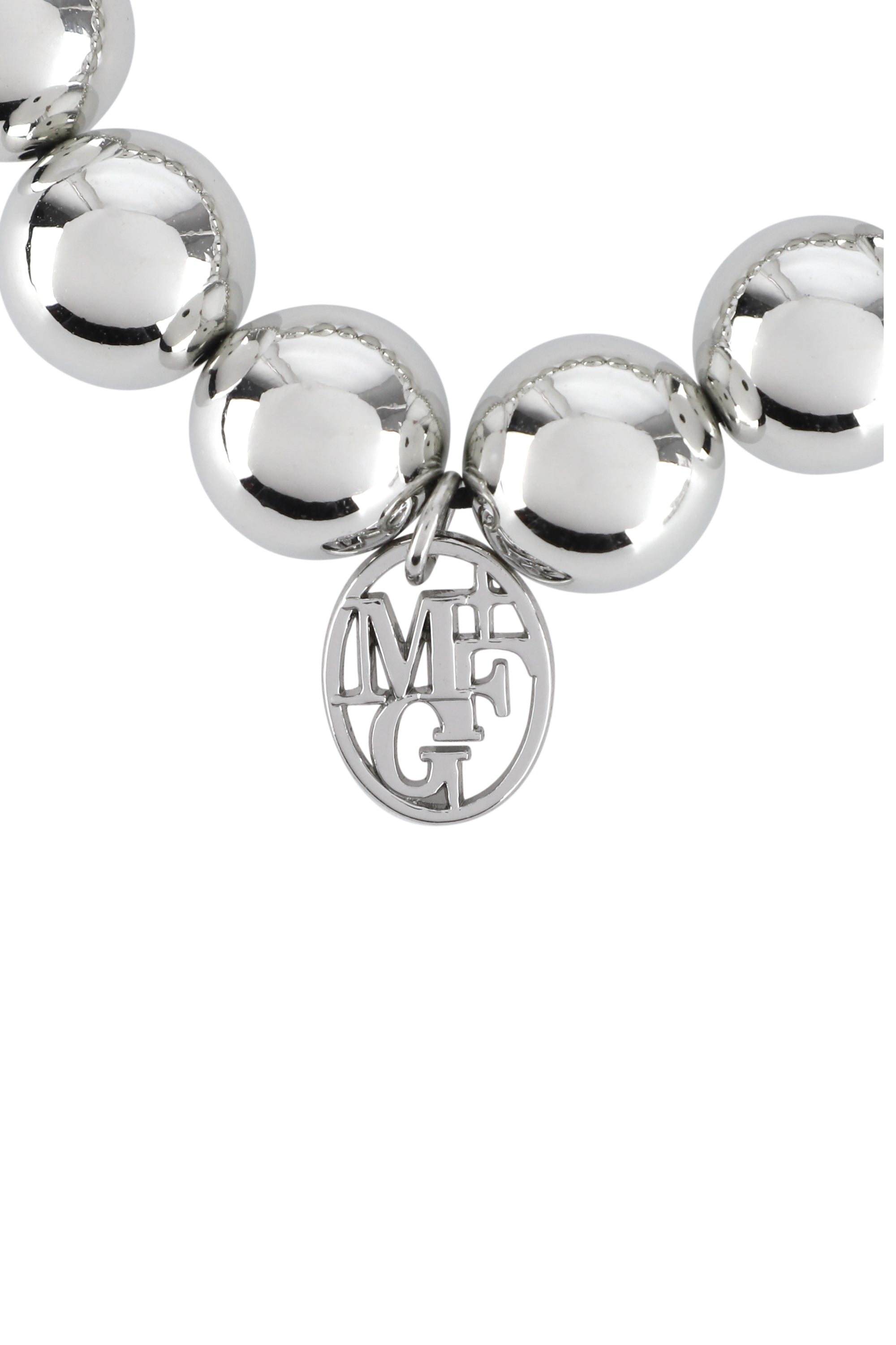 Pearl Silver Ball Scrunchie Silver