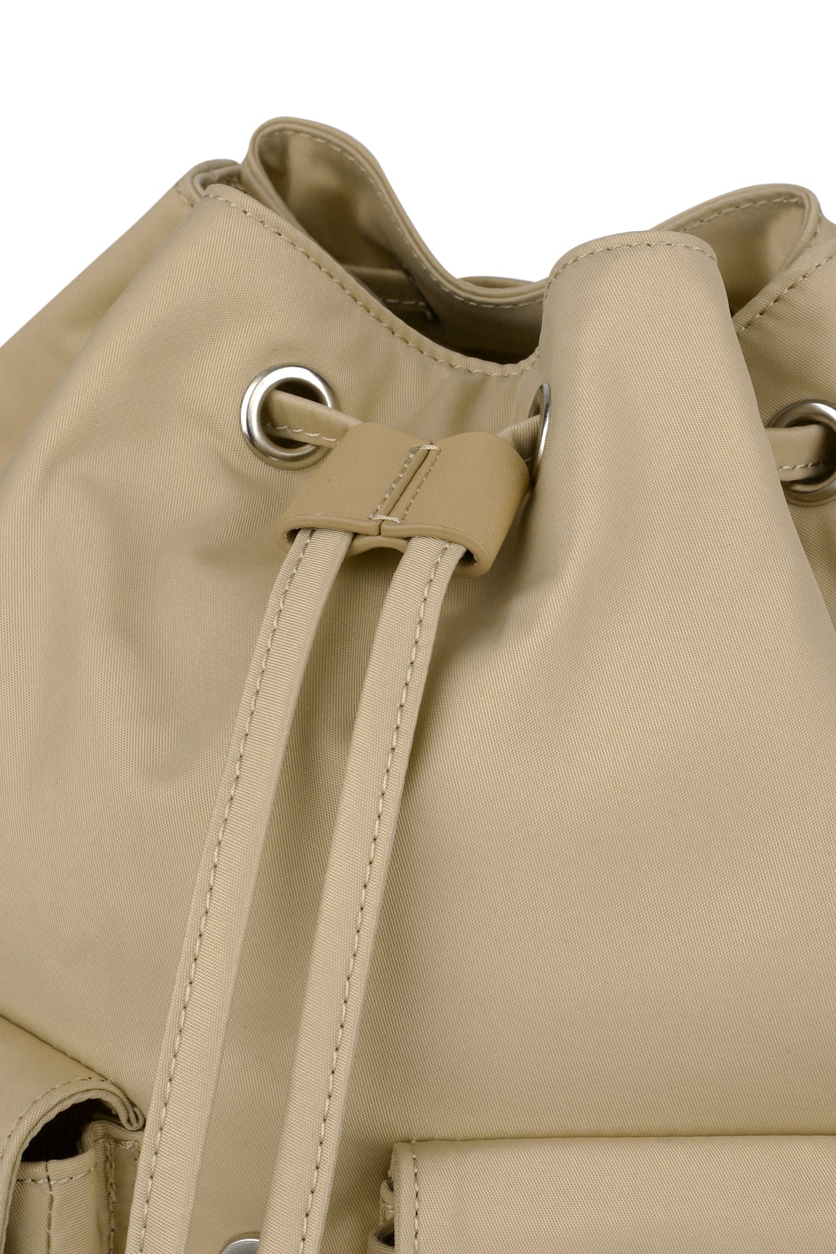 Classic Logo Small Backpack Beige