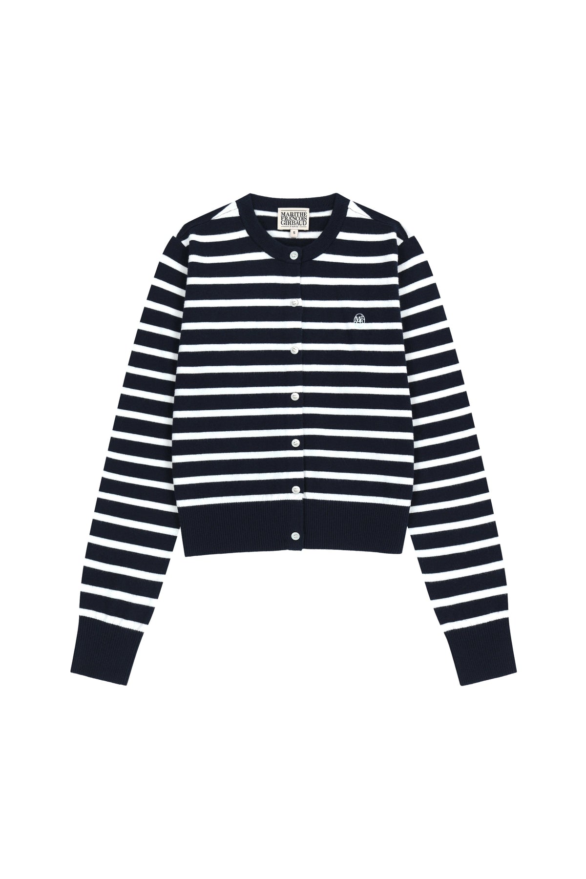 W Basic Knit Cardigan Setup Navy