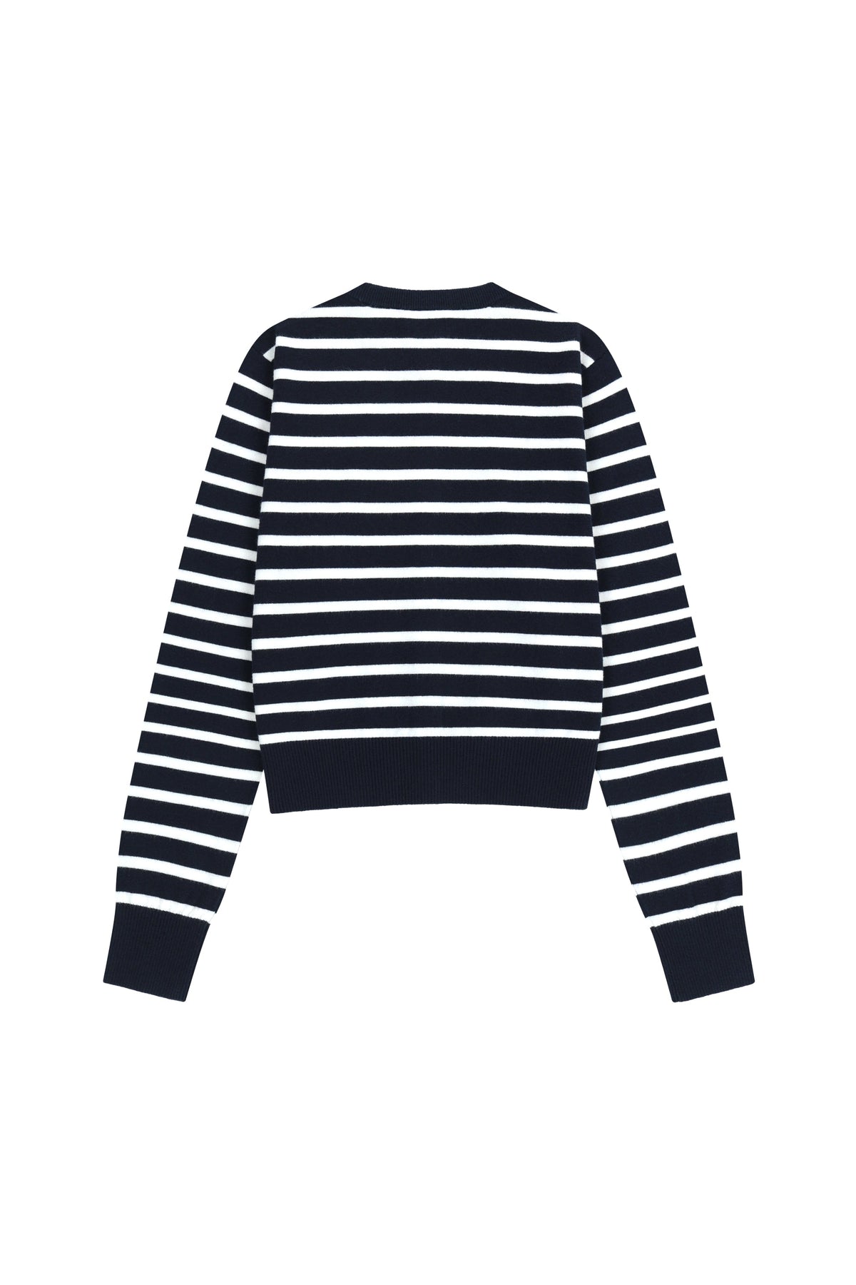 W Basic Knit Cardigan Setup Navy