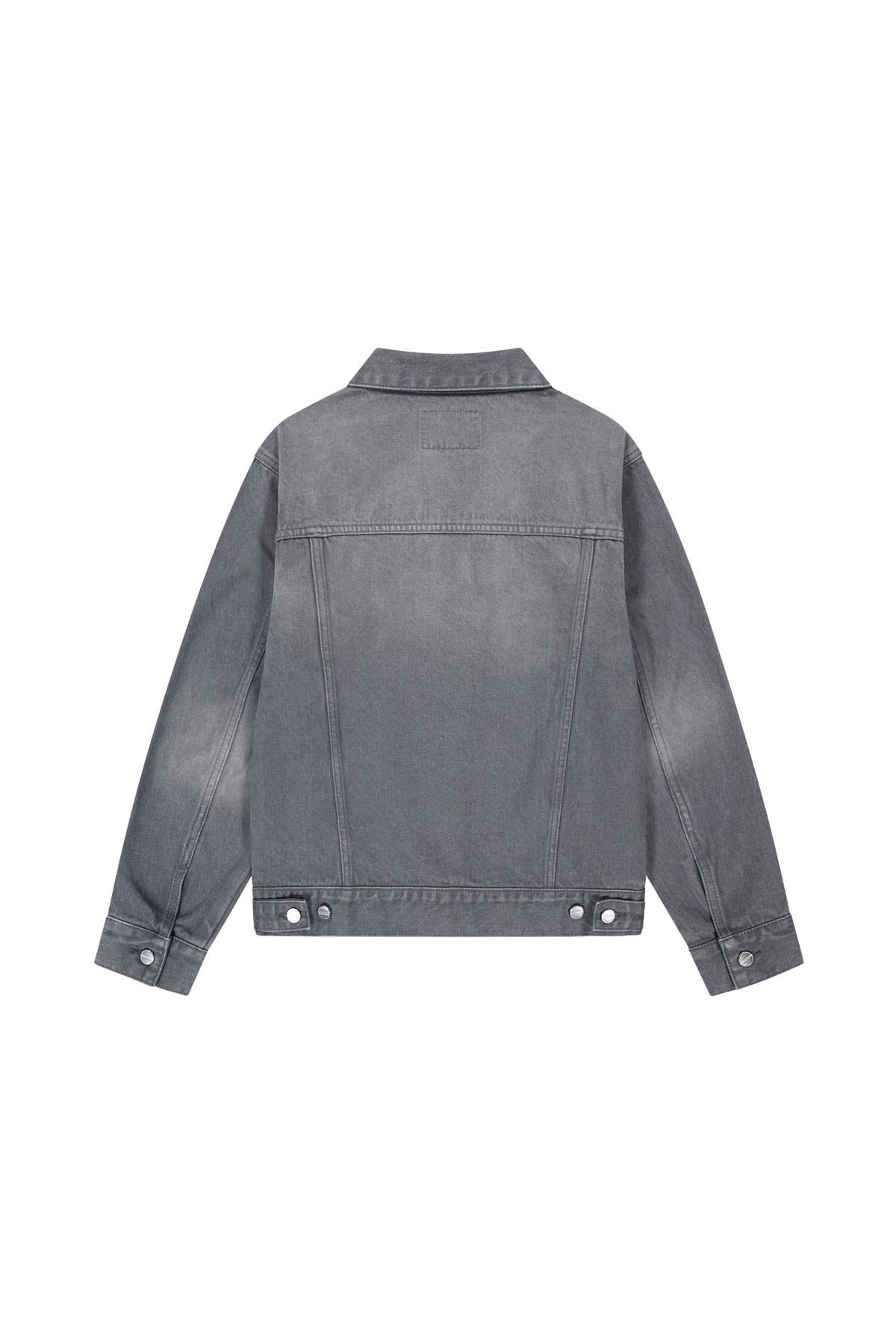 Regular Denim Trucker Jacket Gray