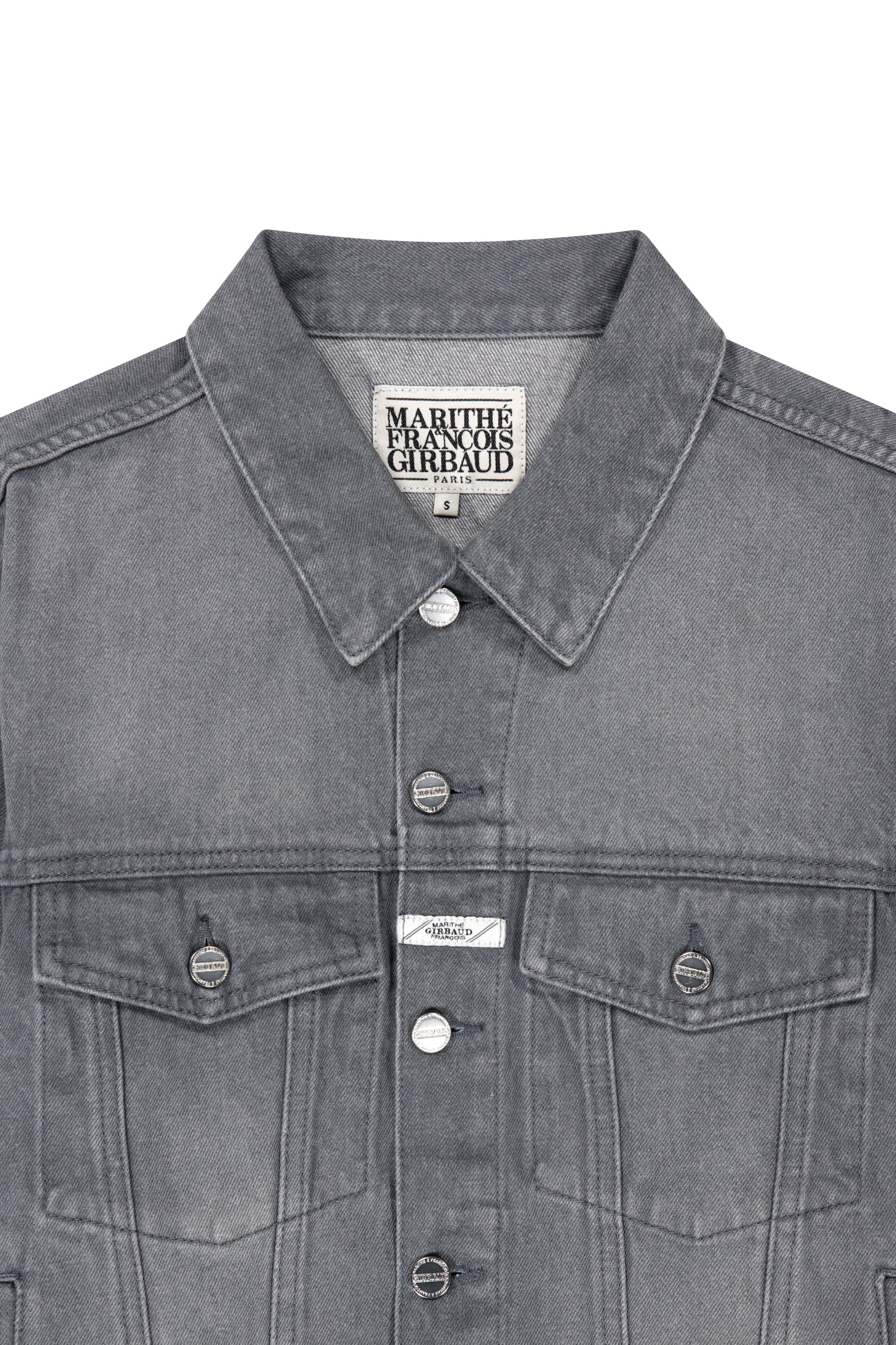 Regular Denim Trucker Jacket Gray