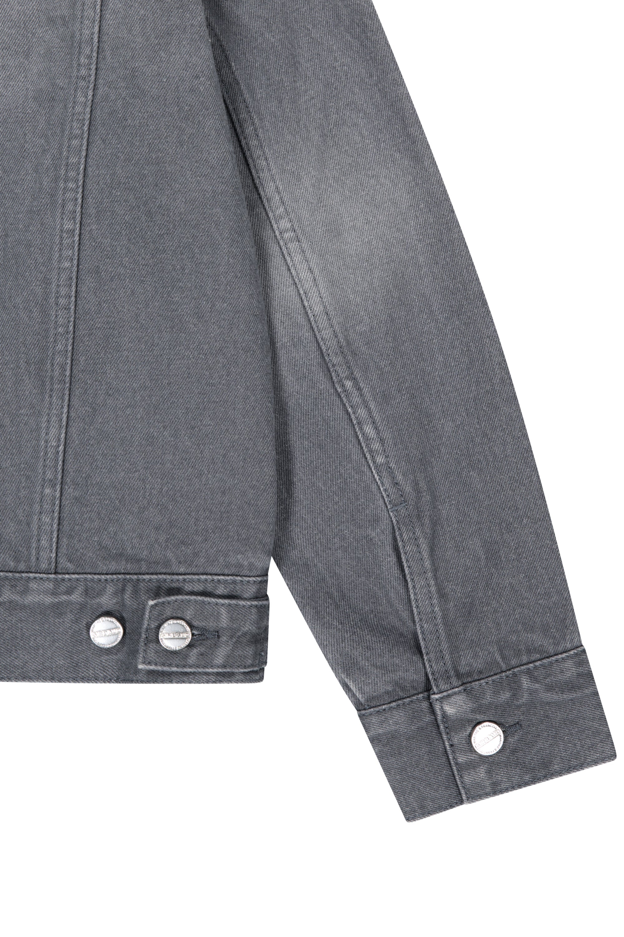 Regular Denim Trucker Jacket Gray