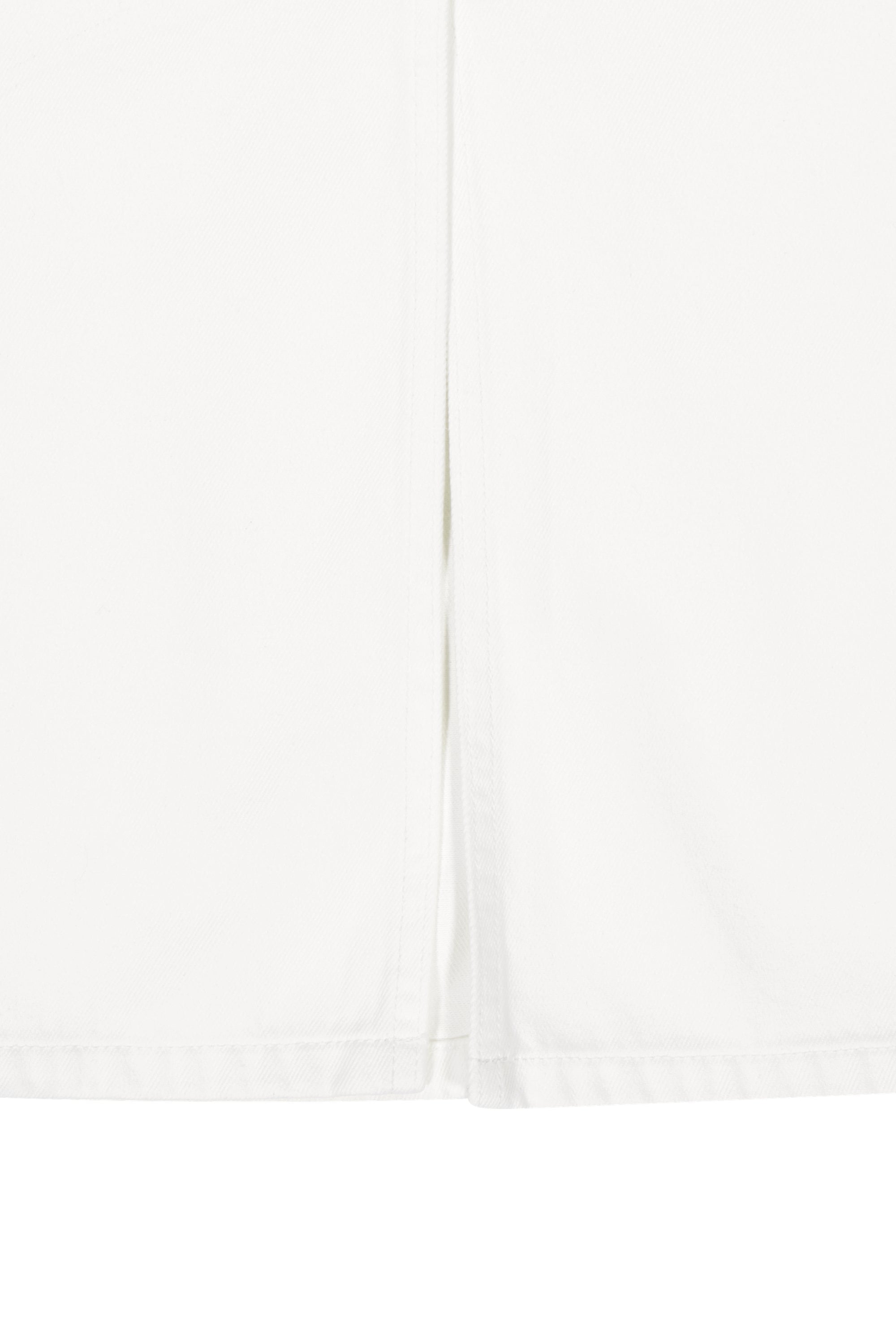 W Denim Maxi Skirt Off White