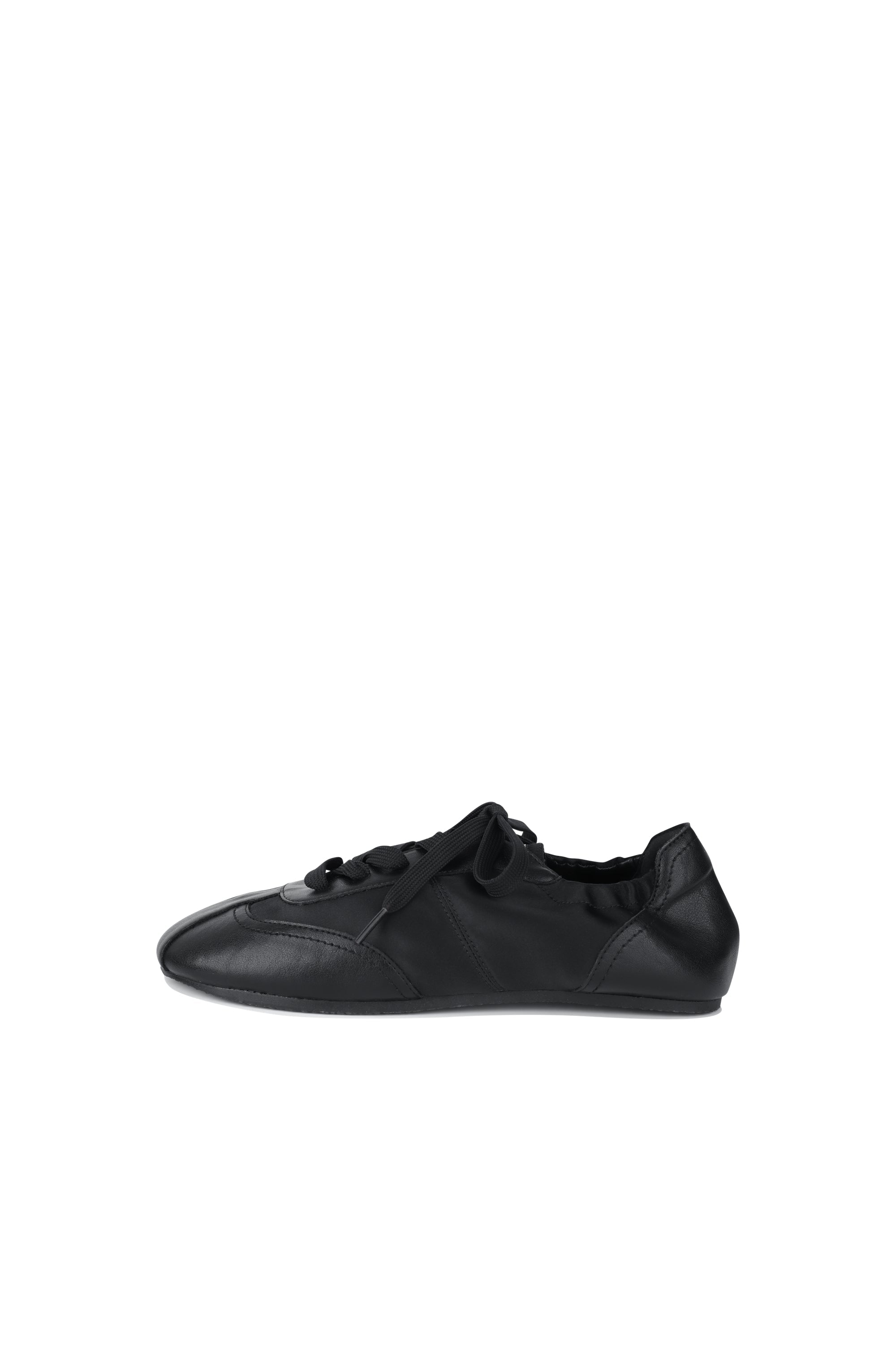 W Lace-Up Foldable Sneakers Black
