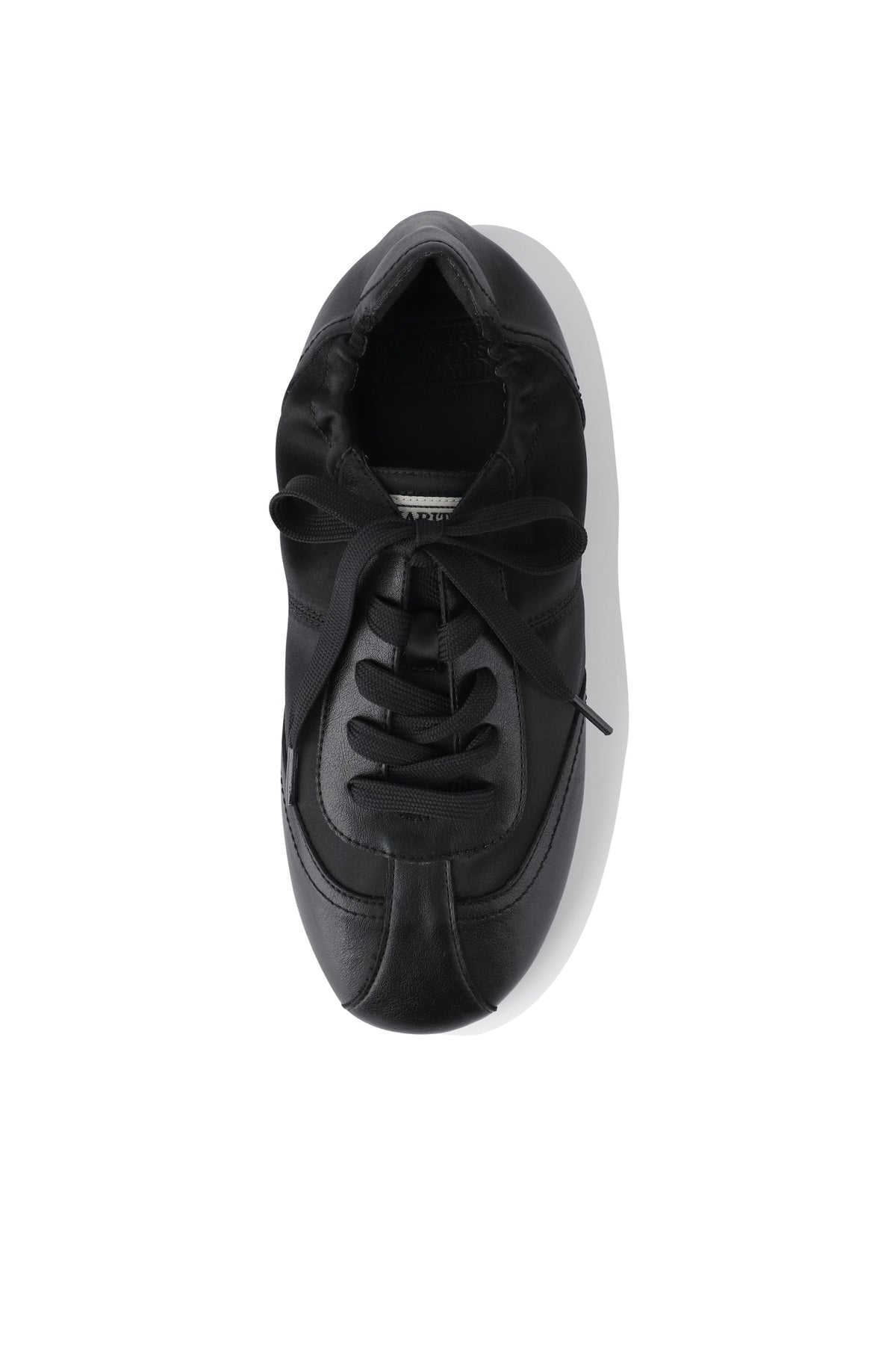 W Lace-Up Foldable Sneakers Black