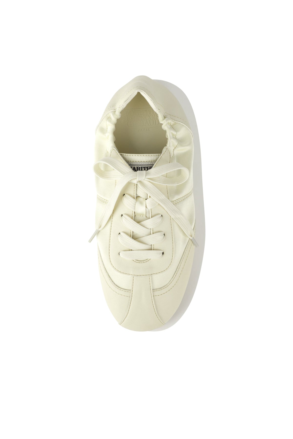 W Lace-Up Foldable Sneakers Ivory