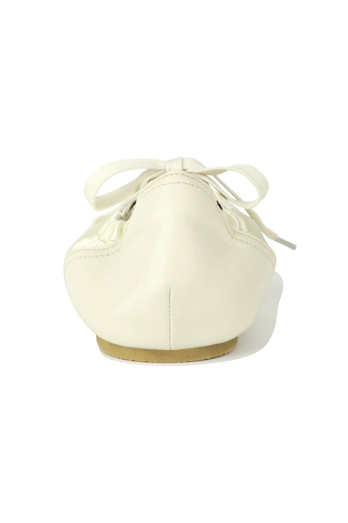 W Lace-Up Foldable Sneakers Ivory