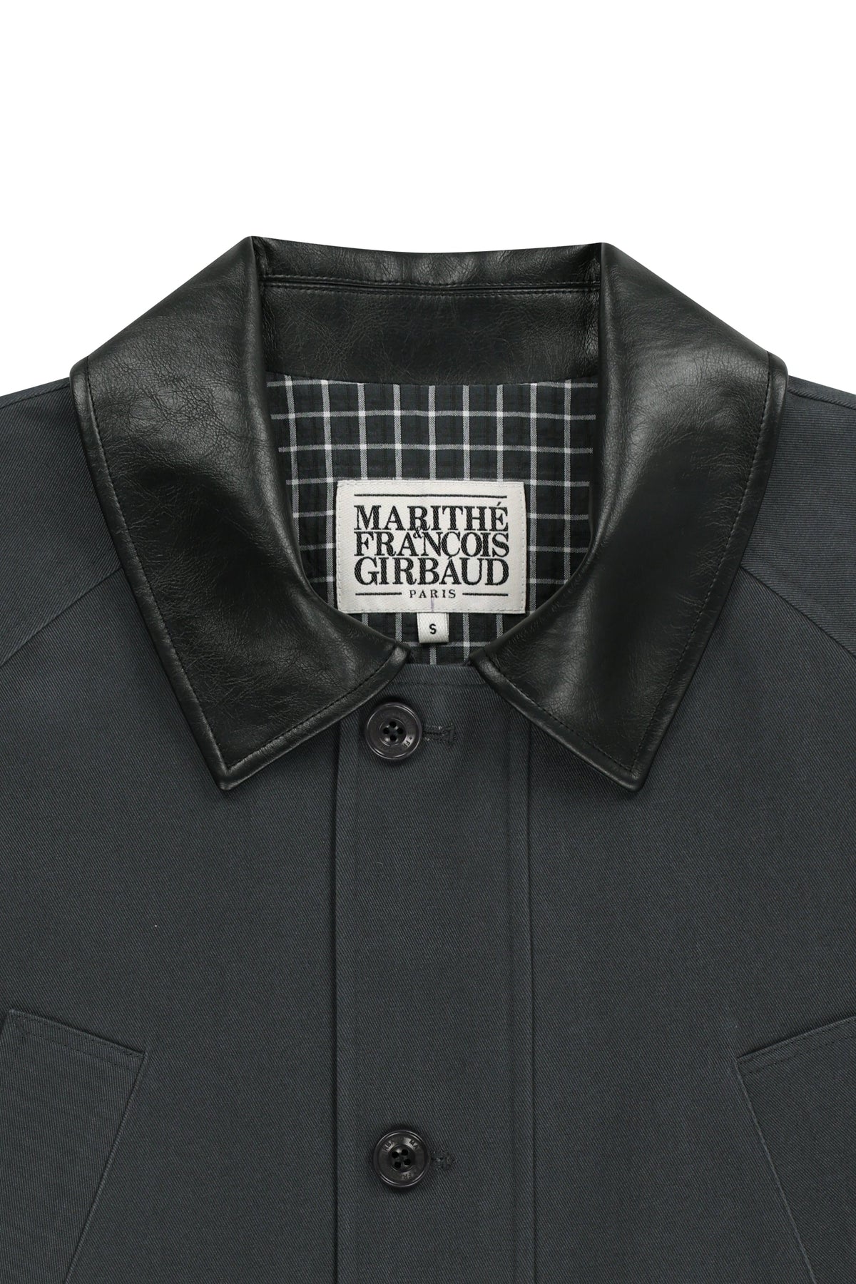 Cotton Washed Hunting Jacket Charcoal