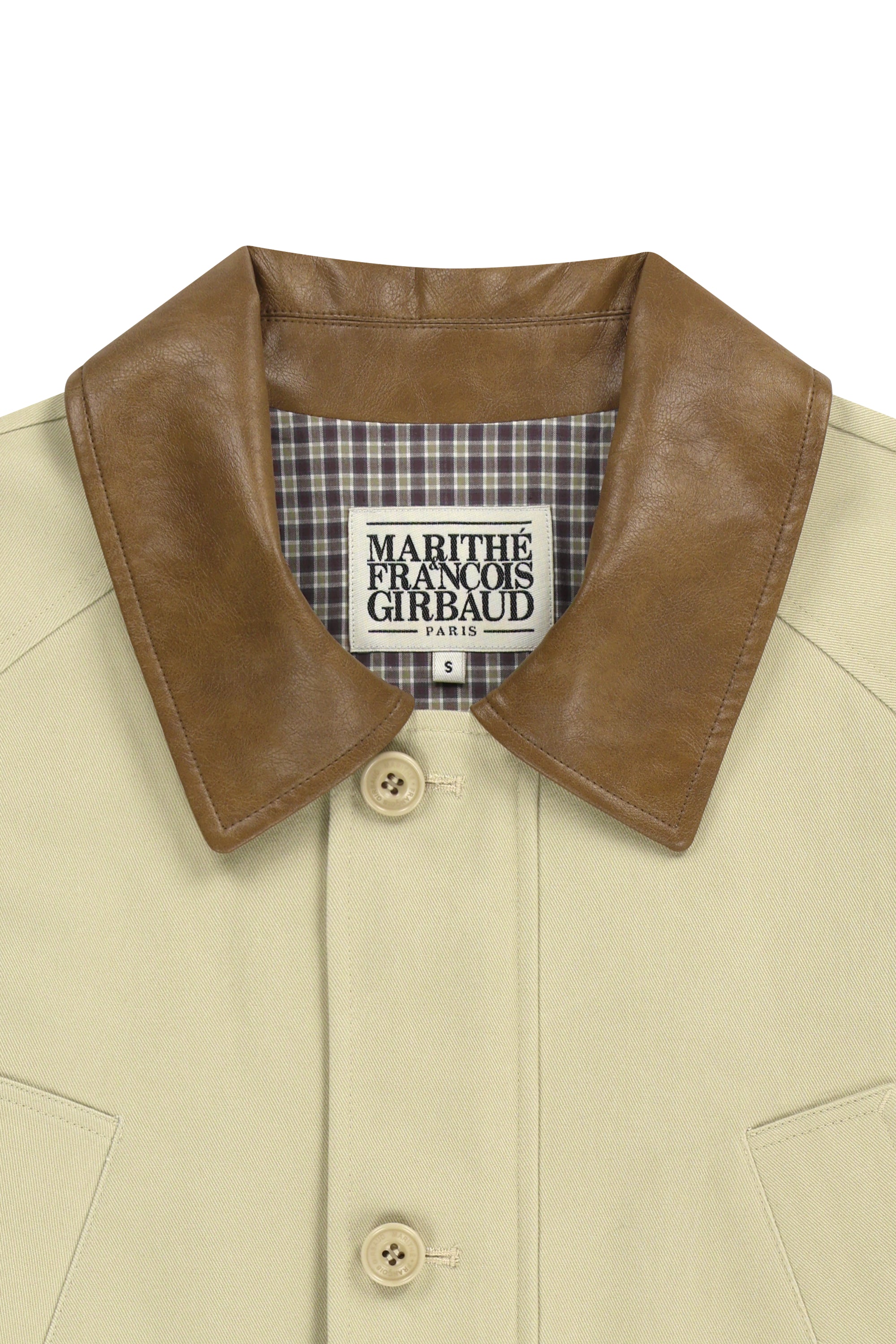 Cotton Washed Hunting Jacket Light Beige