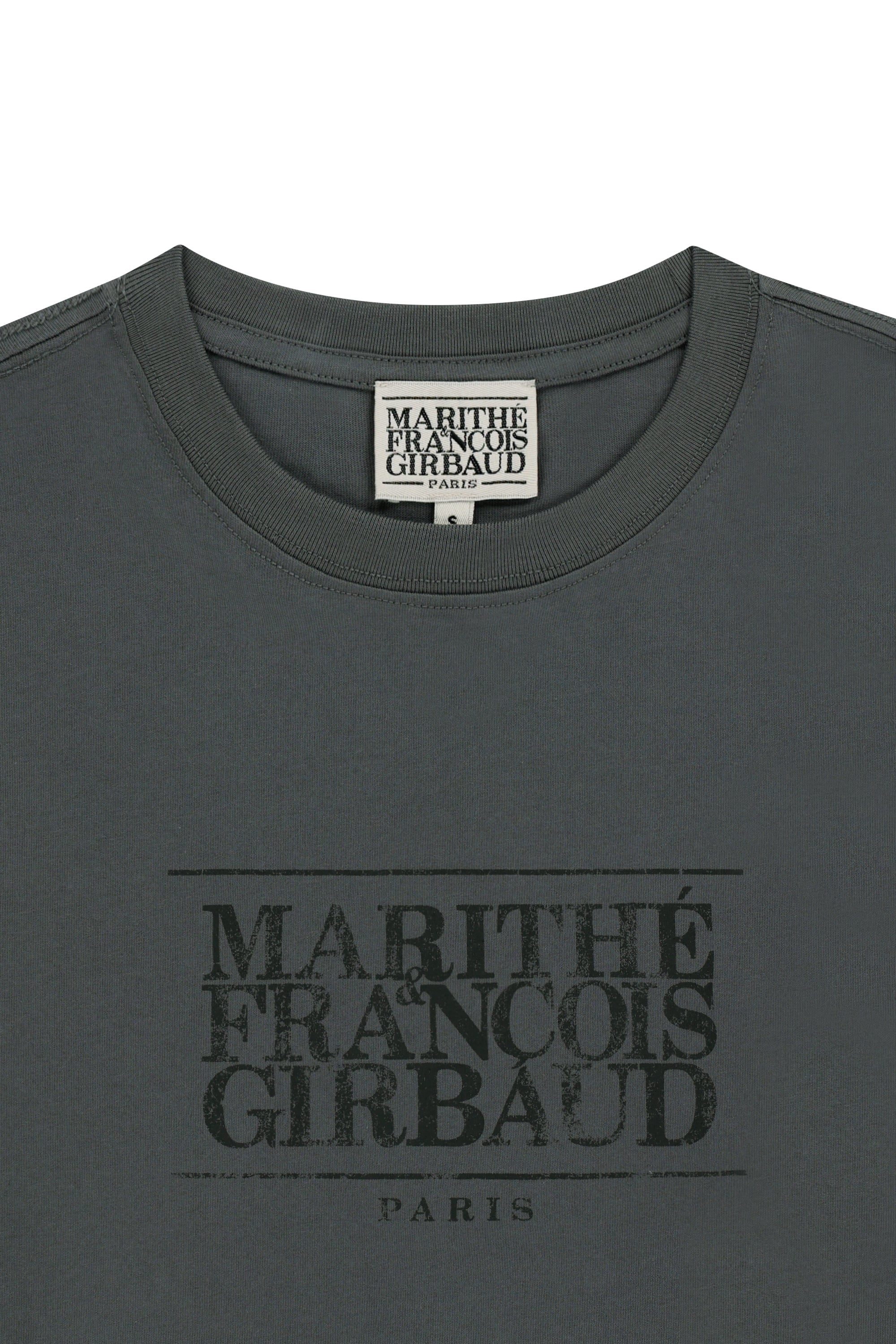 Crack Classic Logo Long Sleeve Tee Charcoal