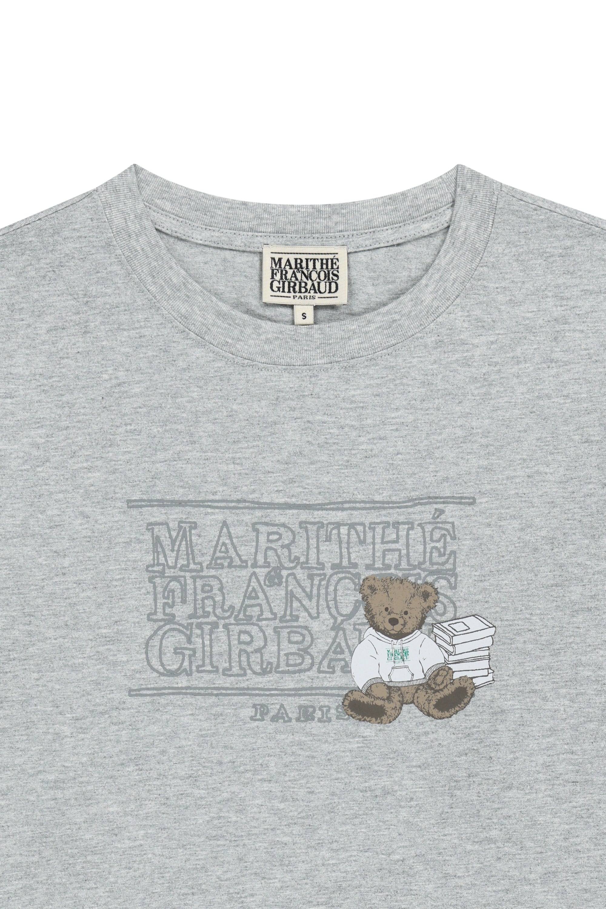 Doodle Classic Logo Long Sleeve Tee Heather Gray