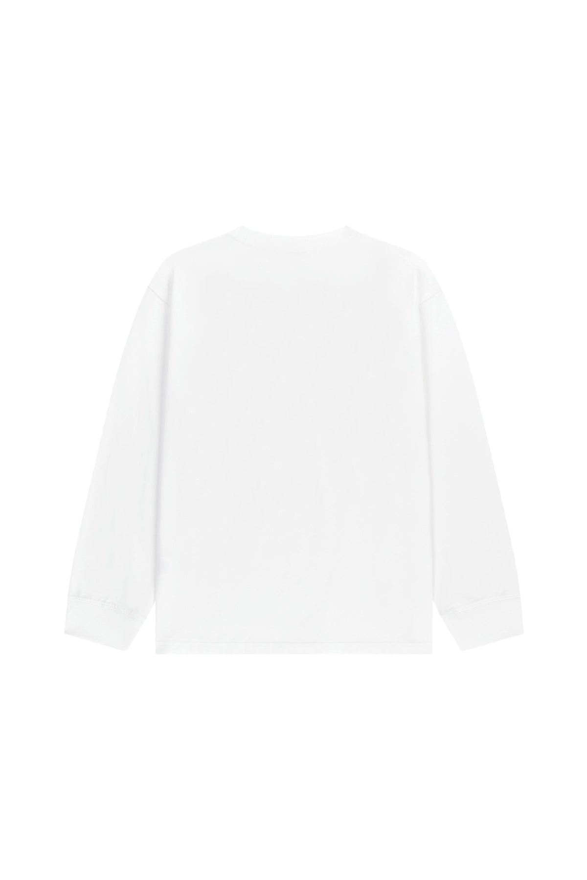 Doodle Classic Logo Long Sleeve Tee White