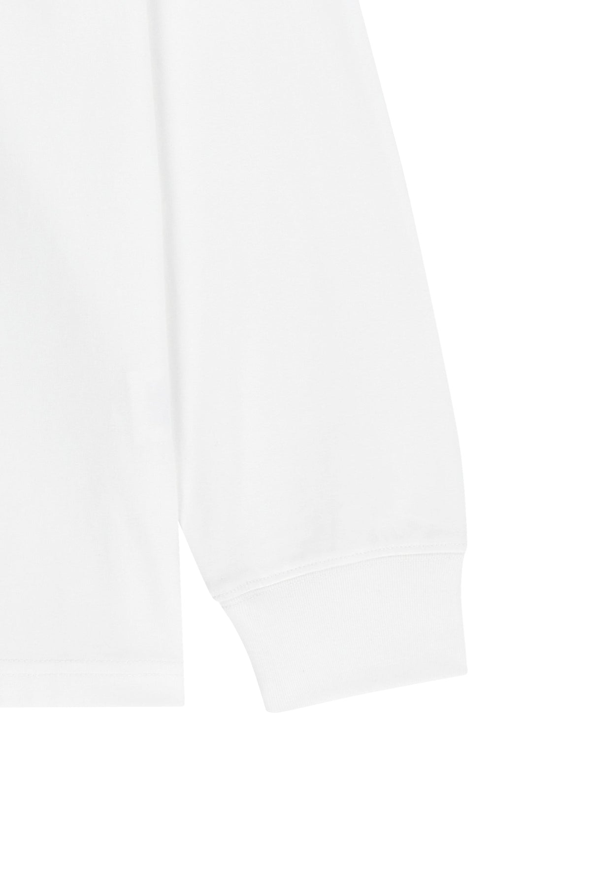 Doodle Classic Logo Long Sleeve Tee White