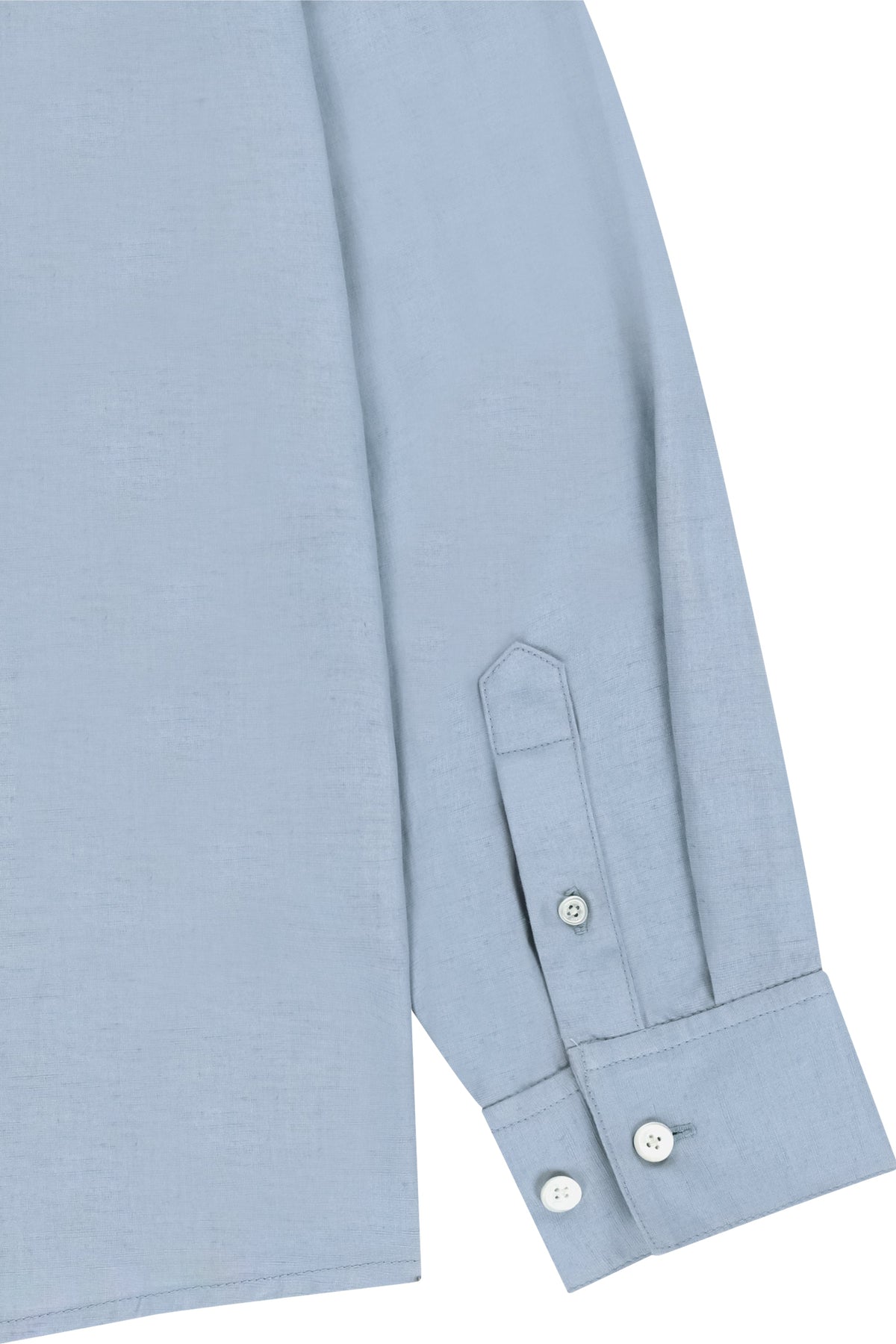 Classic Logo Linen Shirt Sky Blue