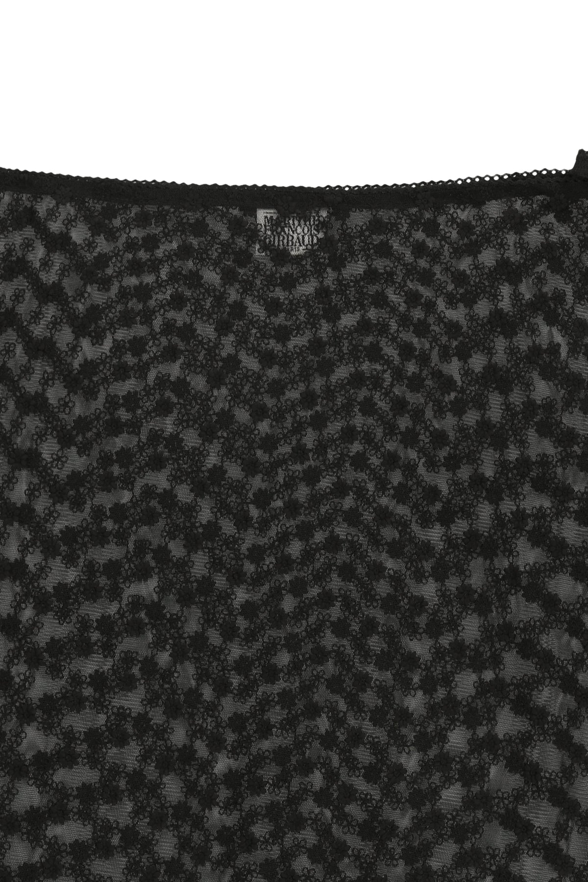 W Lace Layered Skirt Black