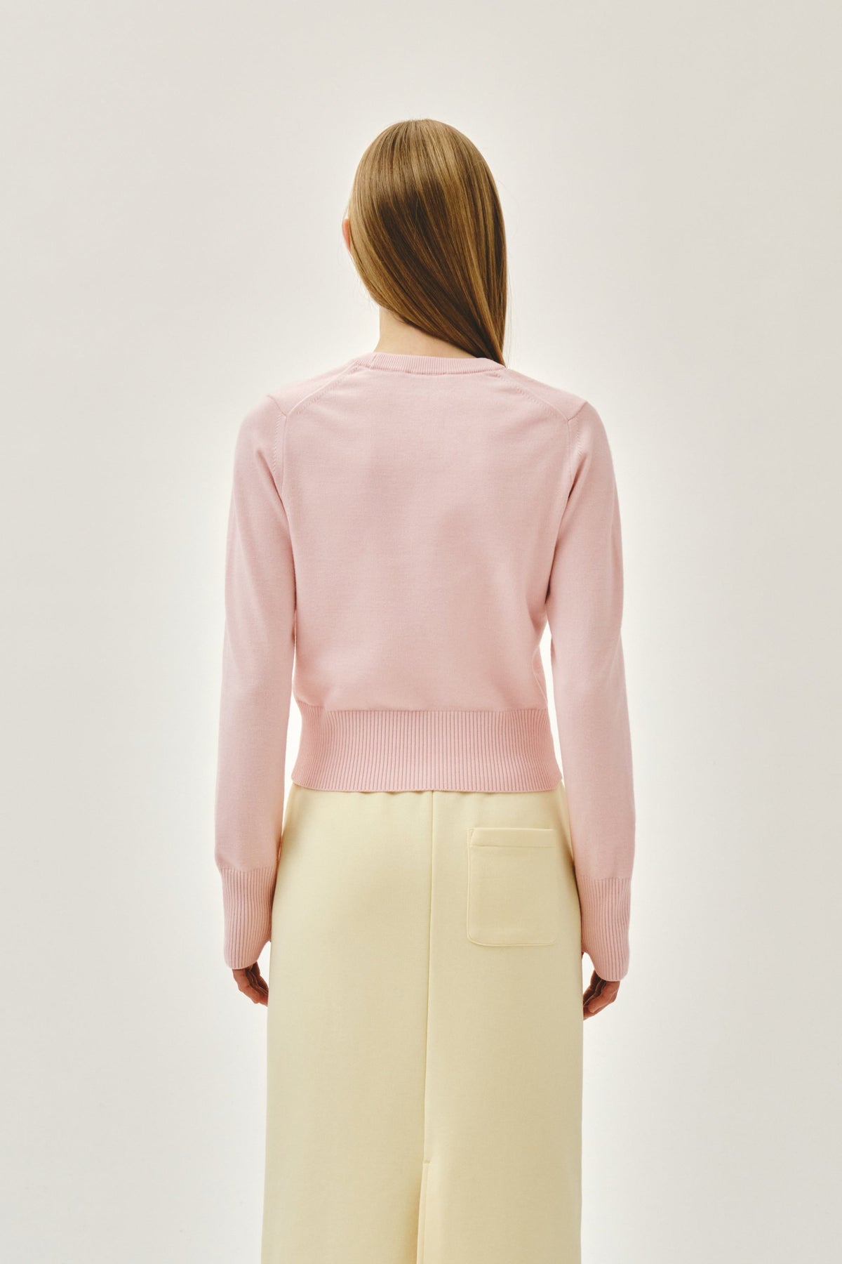 W CLASSIC LOGO SWEAT LONG SKIRT Butter