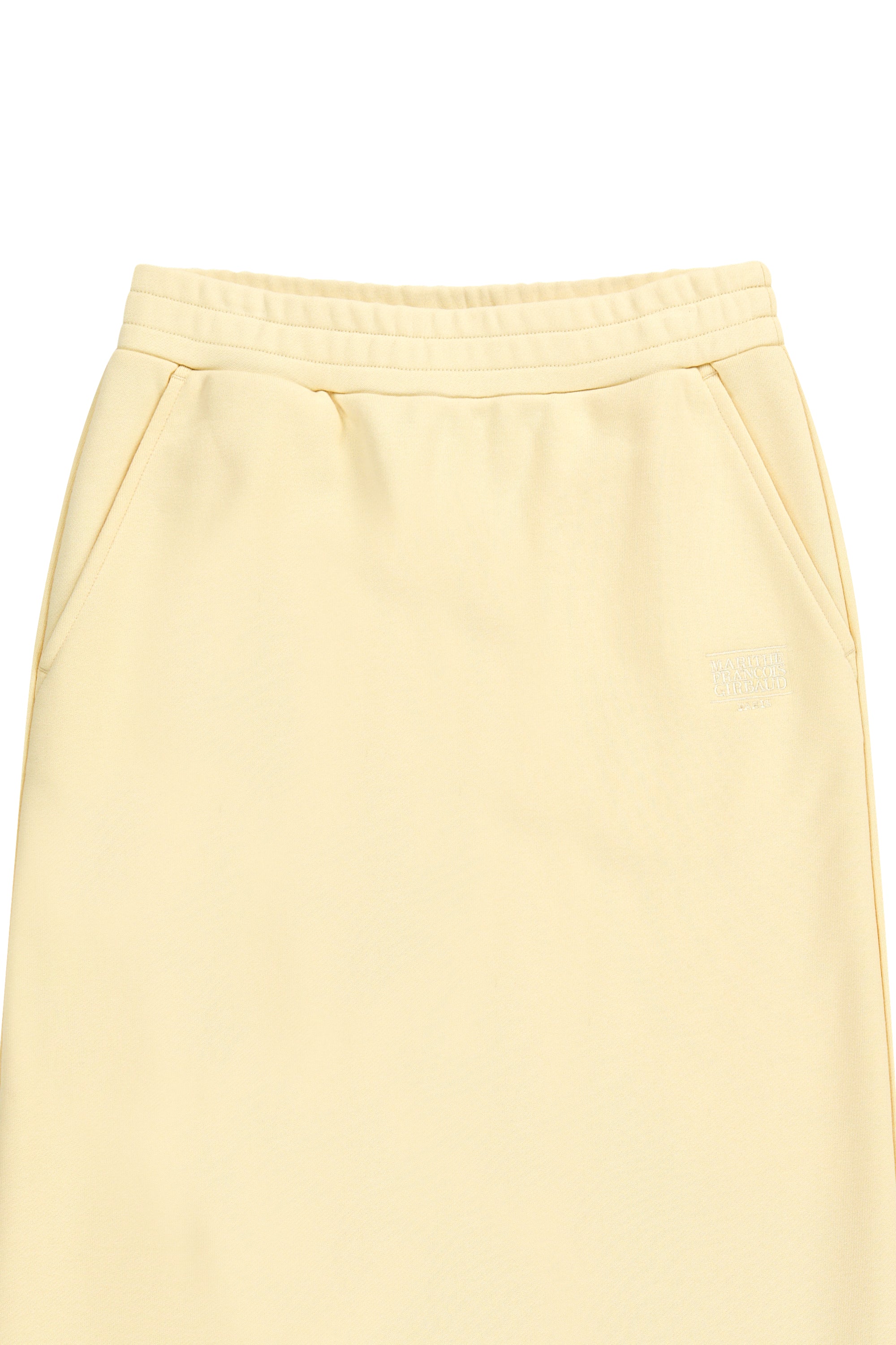 W CLASSIC LOGO SWEAT LONG SKIRT Butter
