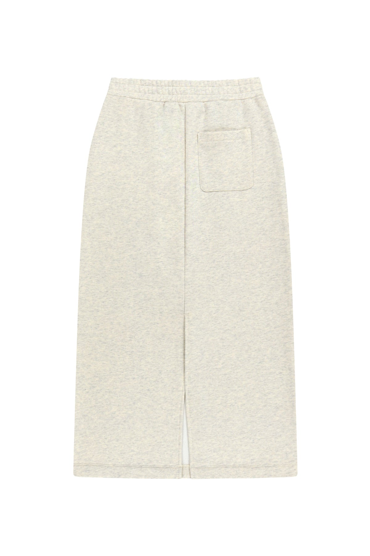 W CLASSIC LOGO SWEAT LONG SKIRT Oatmeal