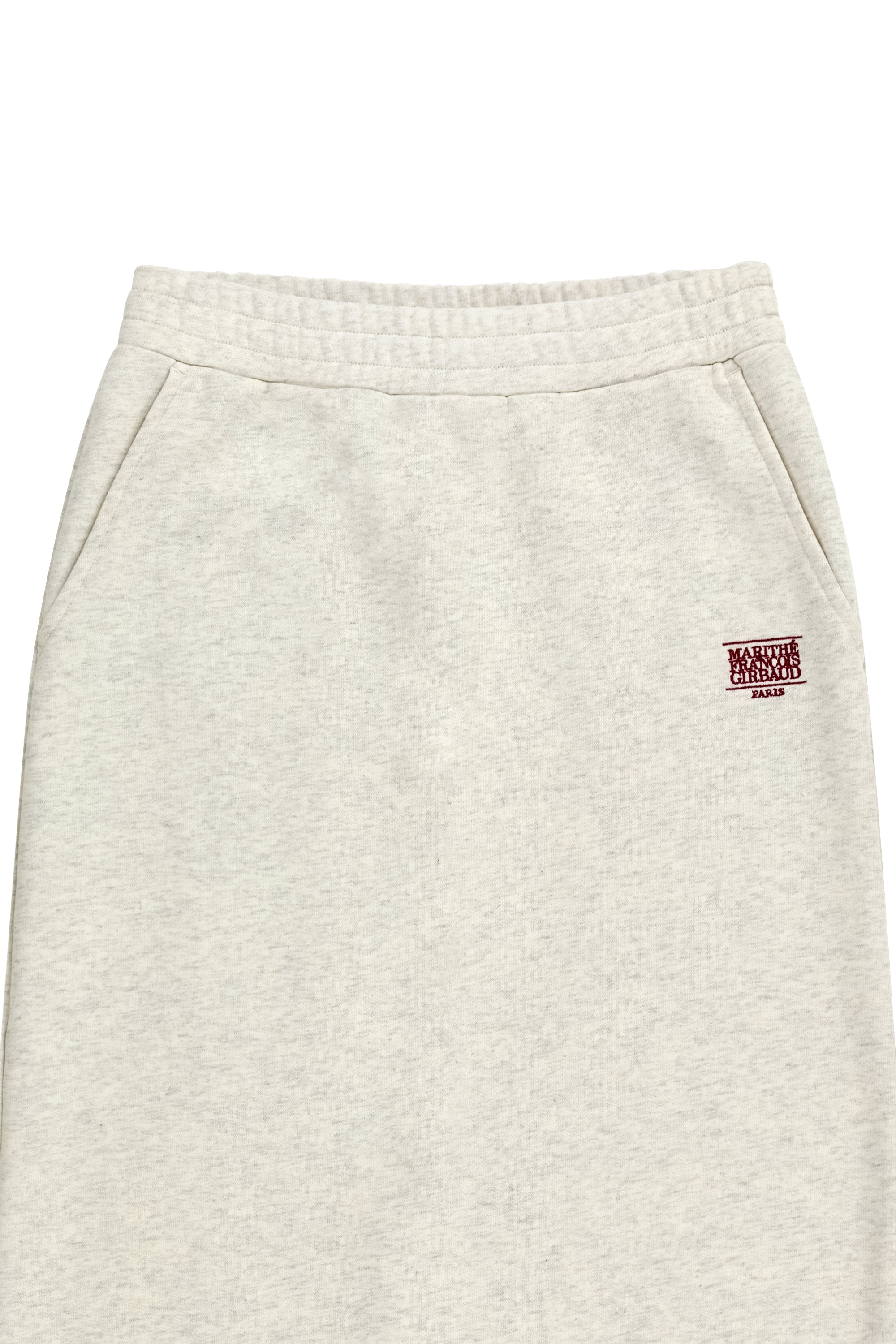 W CLASSIC LOGO SWEAT LONG SKIRT Oatmeal