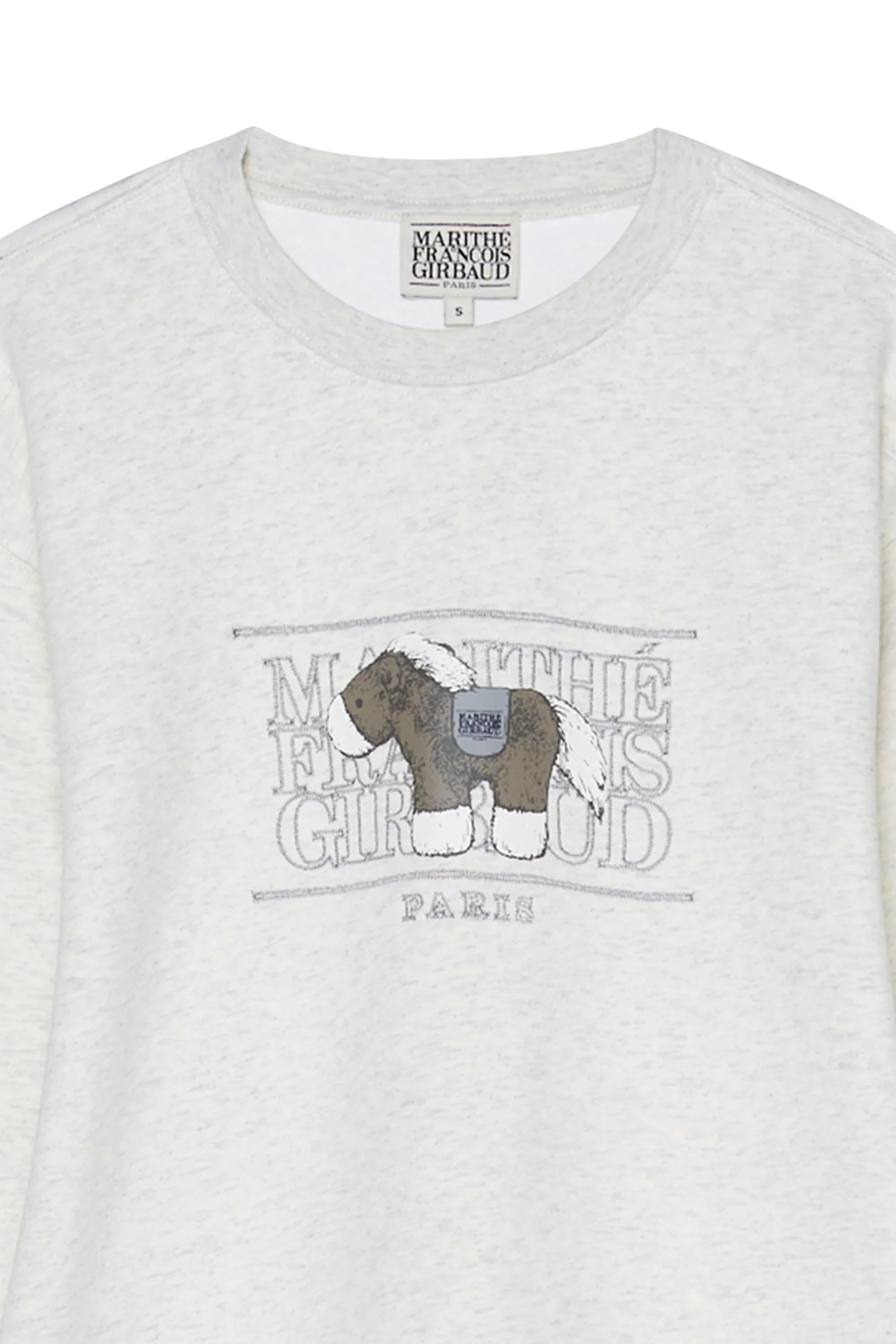 Pony Classic Logo Sweatshirt Oatmeal