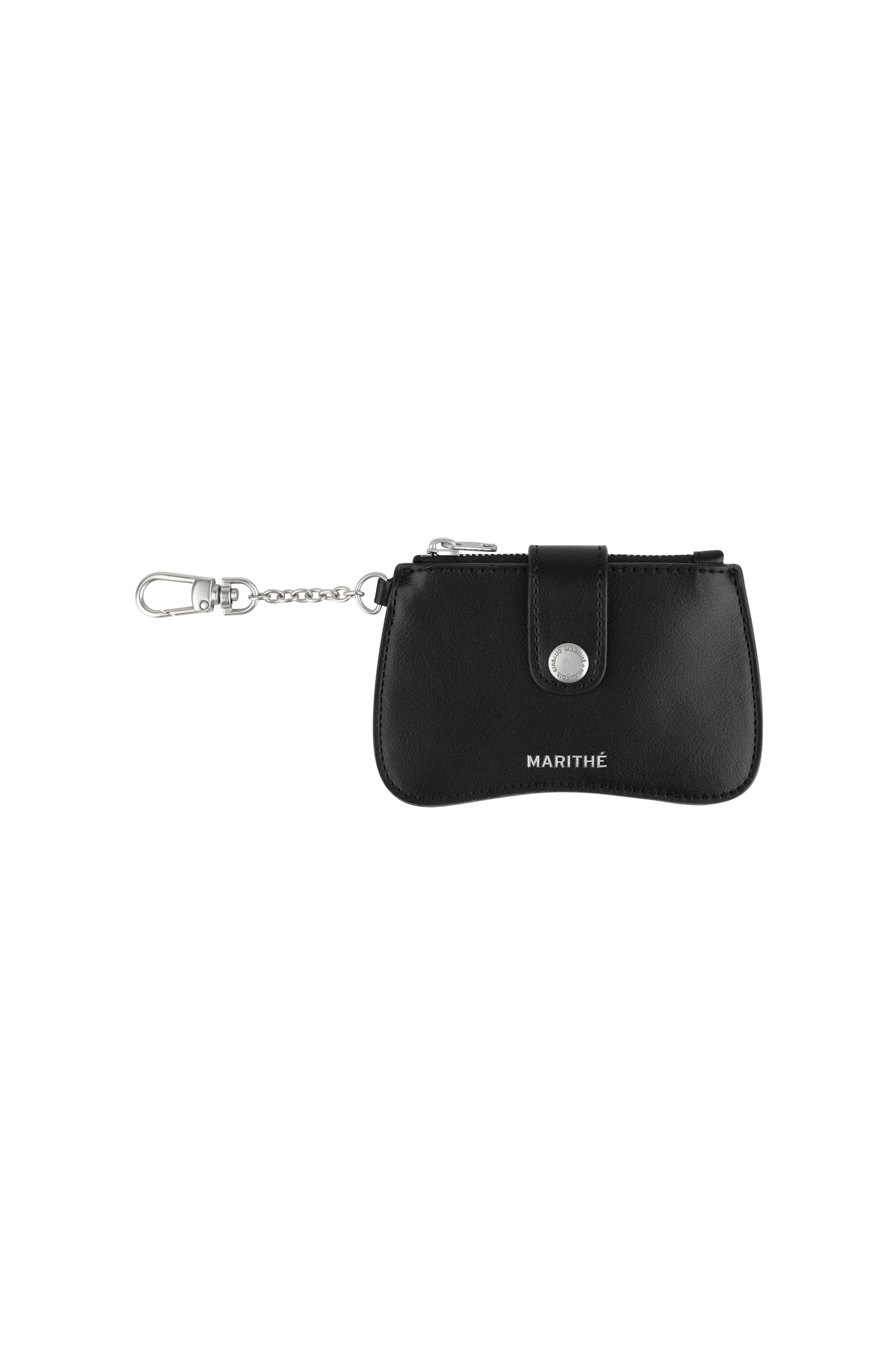 Regular Logo Peanut Keyring Wallet Black