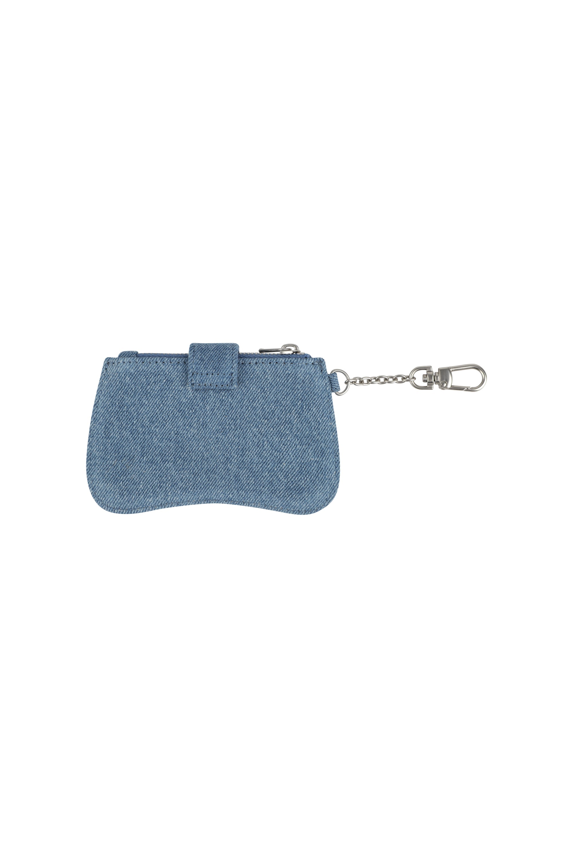 Regular Logo Peanut Keyring Wallet Blue
