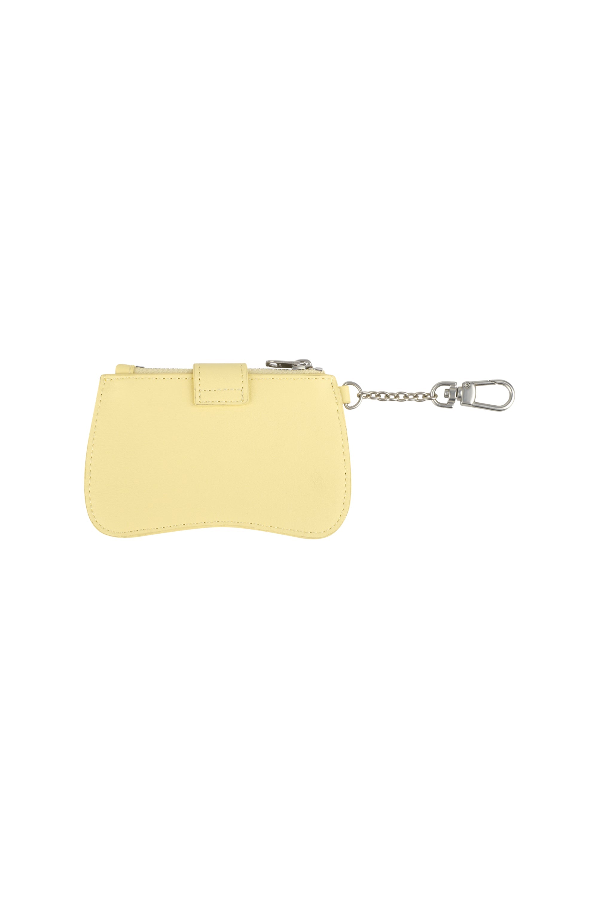 Regular Logo Peanut Keyring Wallet Light Yellow