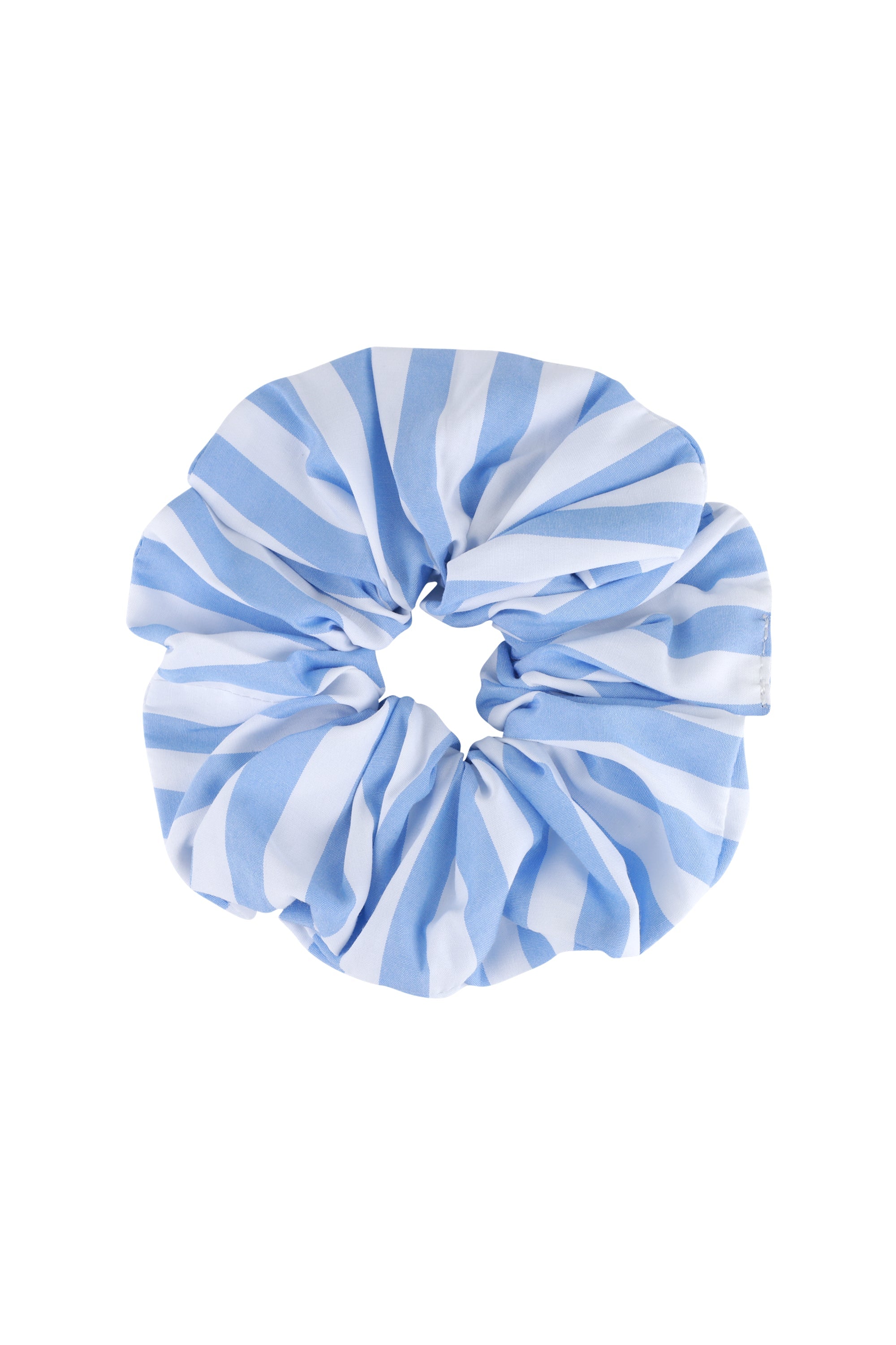 Classic Logo Stripe Hair Scrunchie Blue
