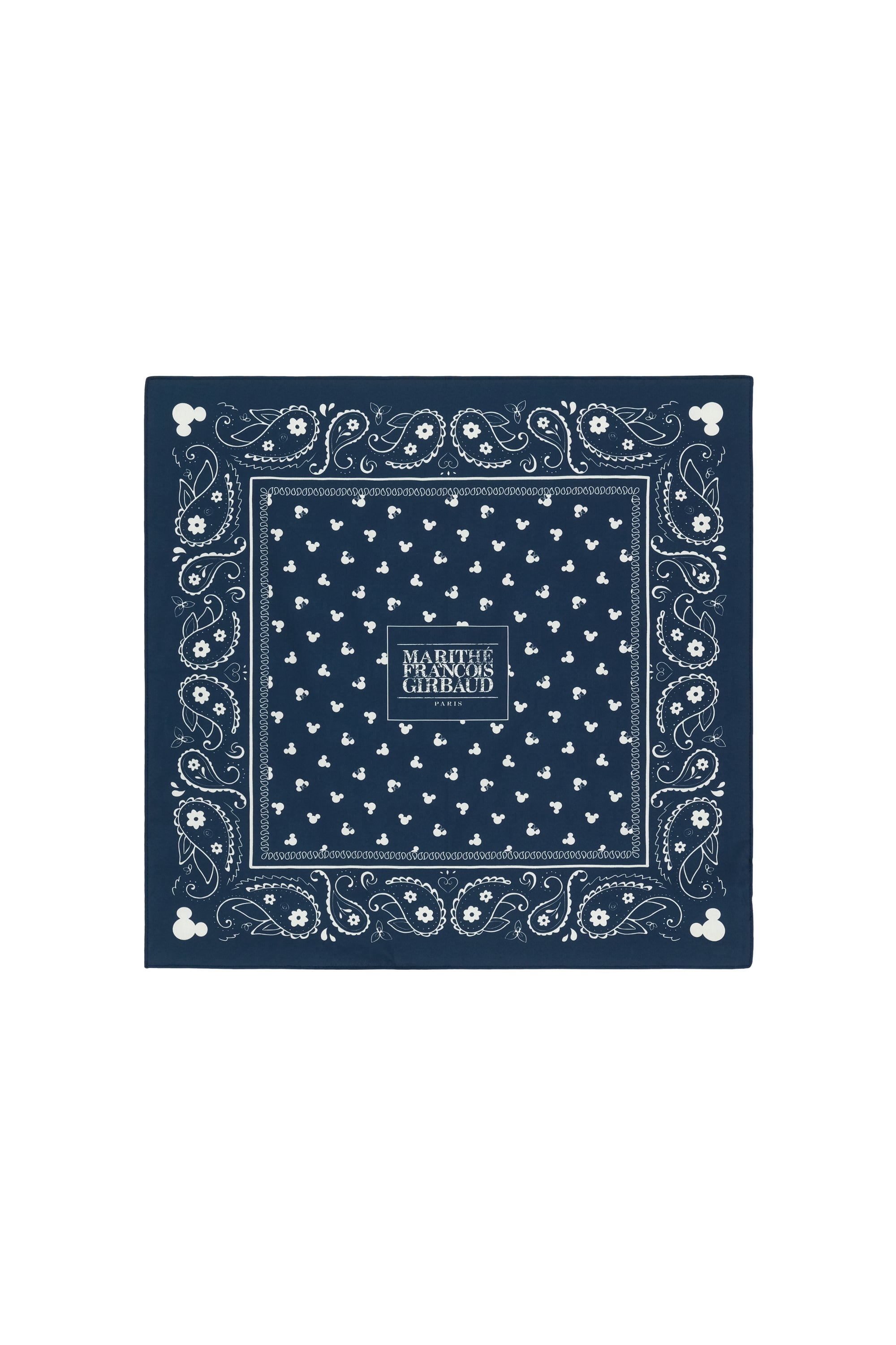 [MARITHE_DISNEY] Mickey Pattern Bandana Navy