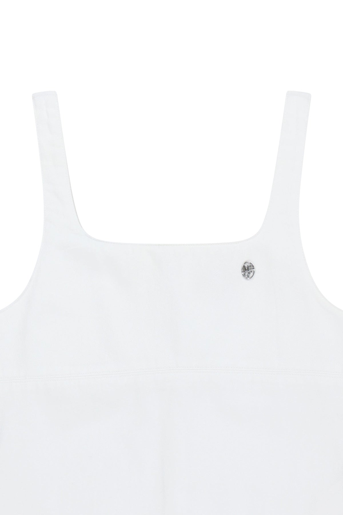 W Denim Sleeveless Dress Off White