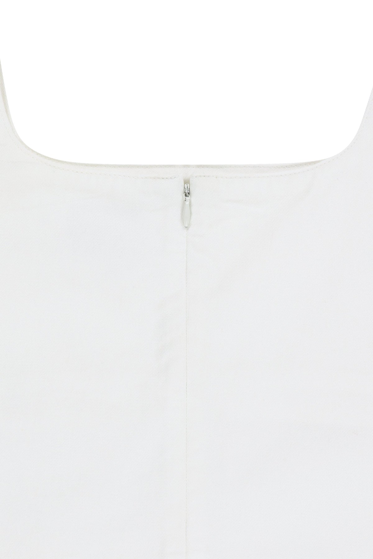 W Denim Sleeveless Dress Off White