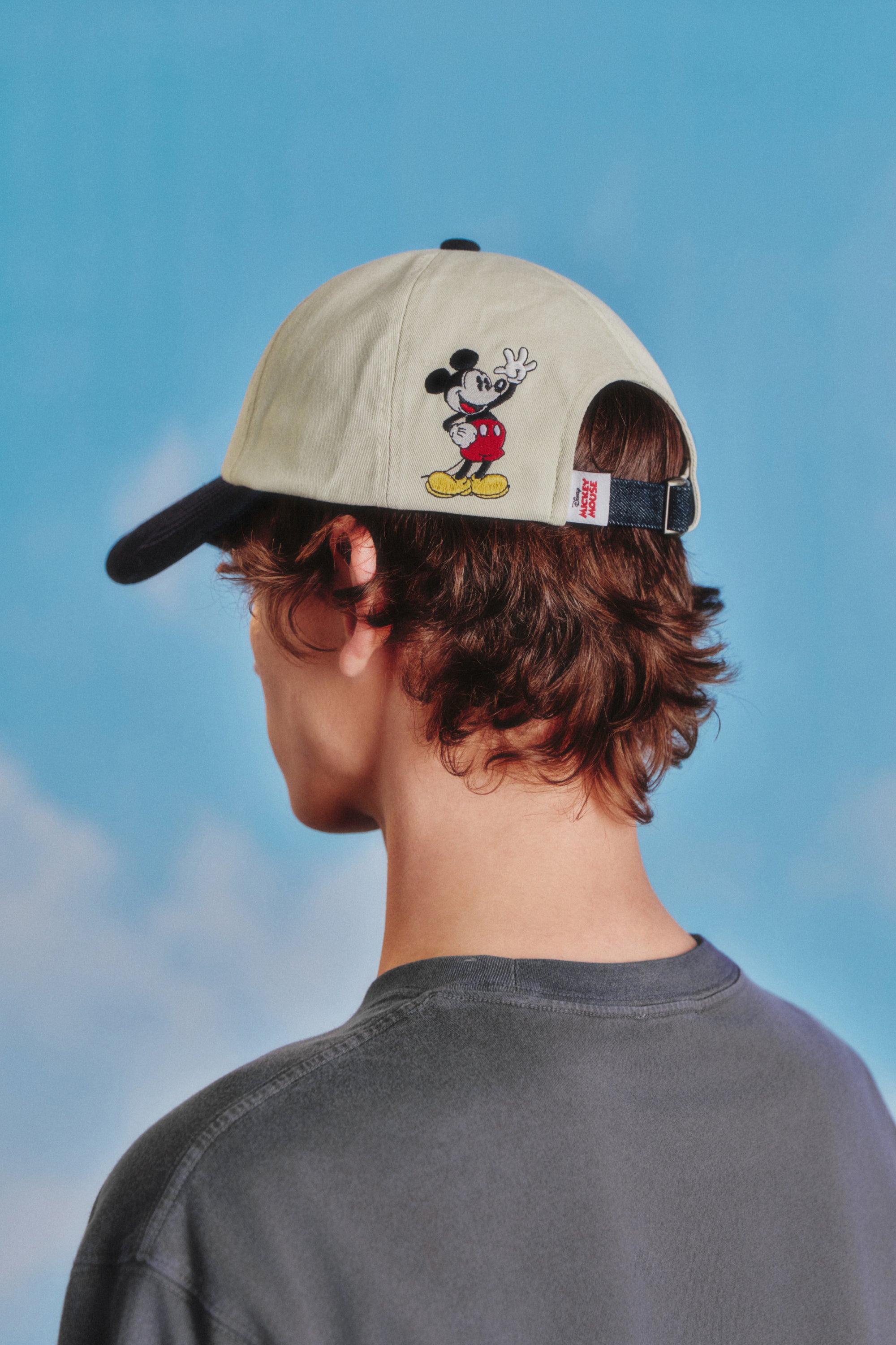 [MARITHE_DISNEY] Mickey Two Tone Cap Dark Blue