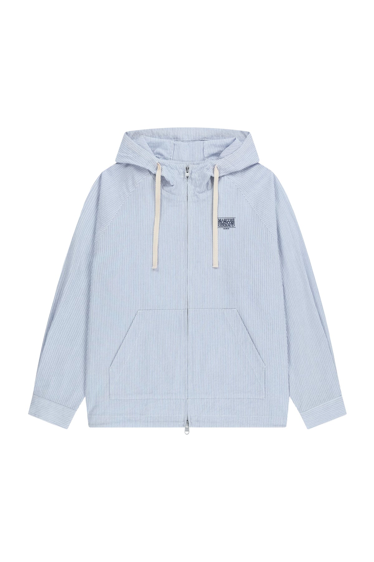 Cl Hooded Pattern Jacket Stripe