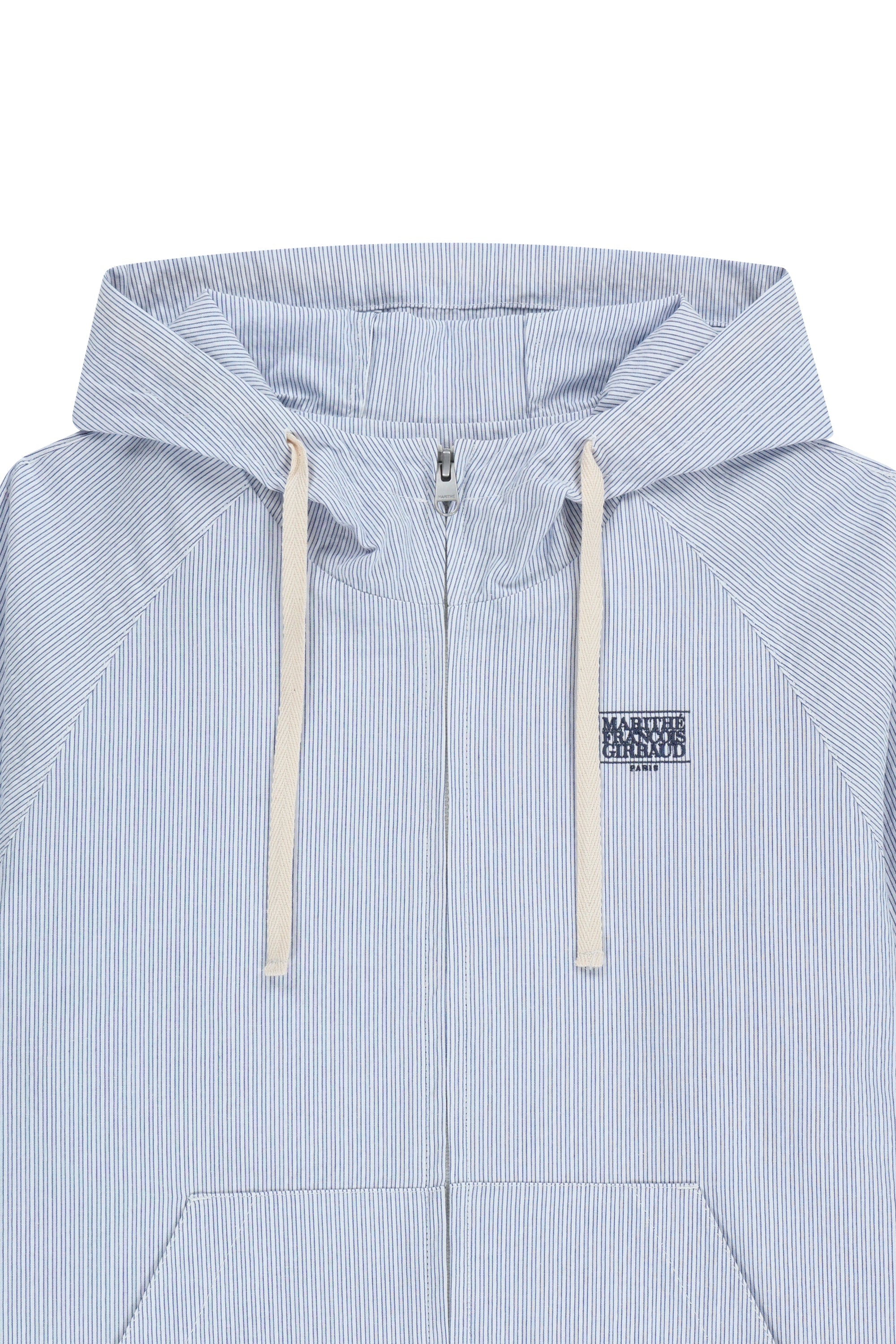 Cl Hooded Pattern Jacket Stripe
