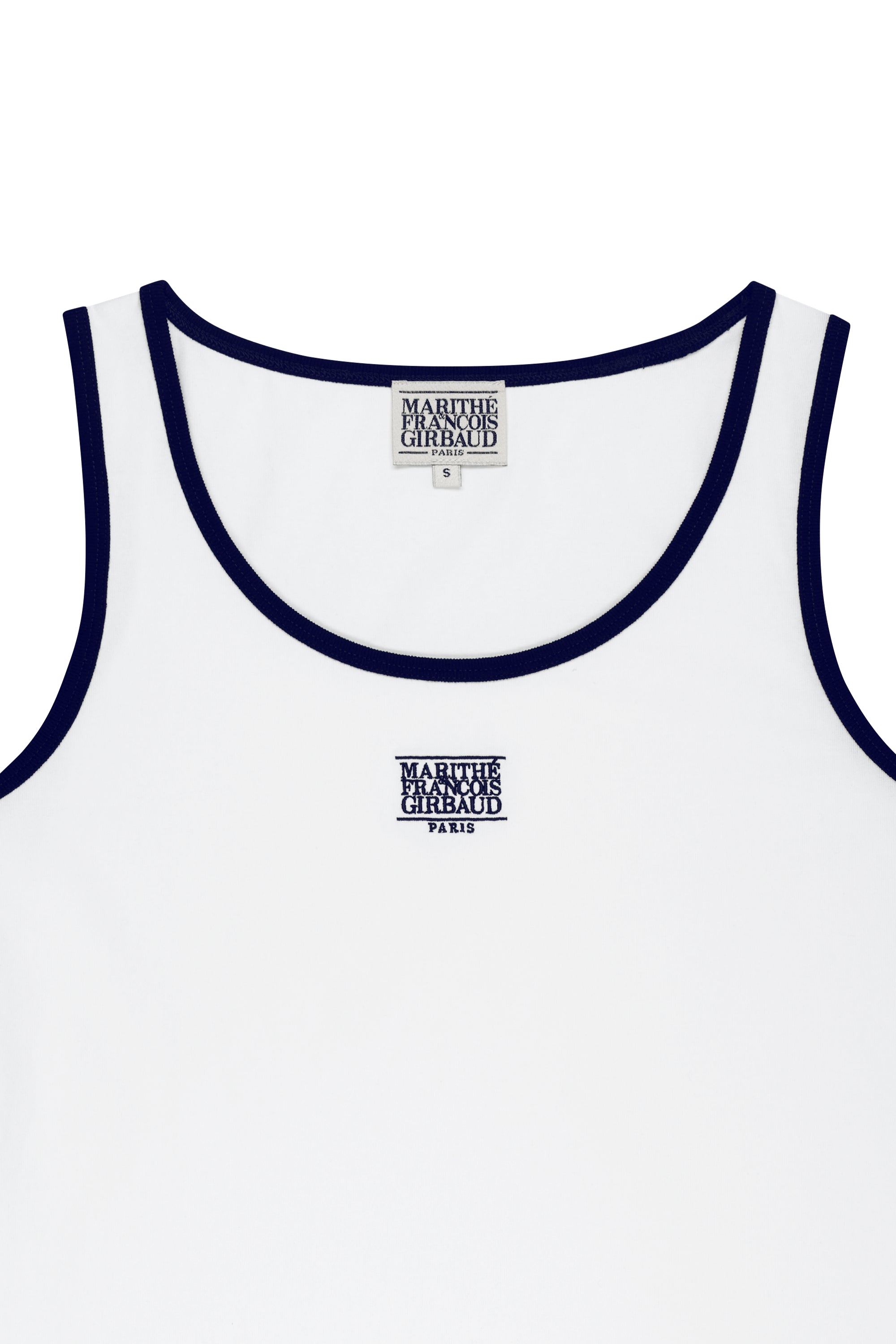 W Small Claasic Logo Sleeveless White